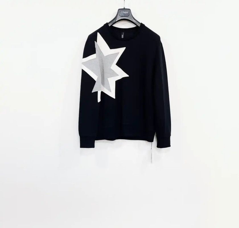 Neil Barrett Neil Barrett Black Long Sleeve Sweatshirt 0089 Size US XS / EU 42 / 0 - 1 Thumbnail