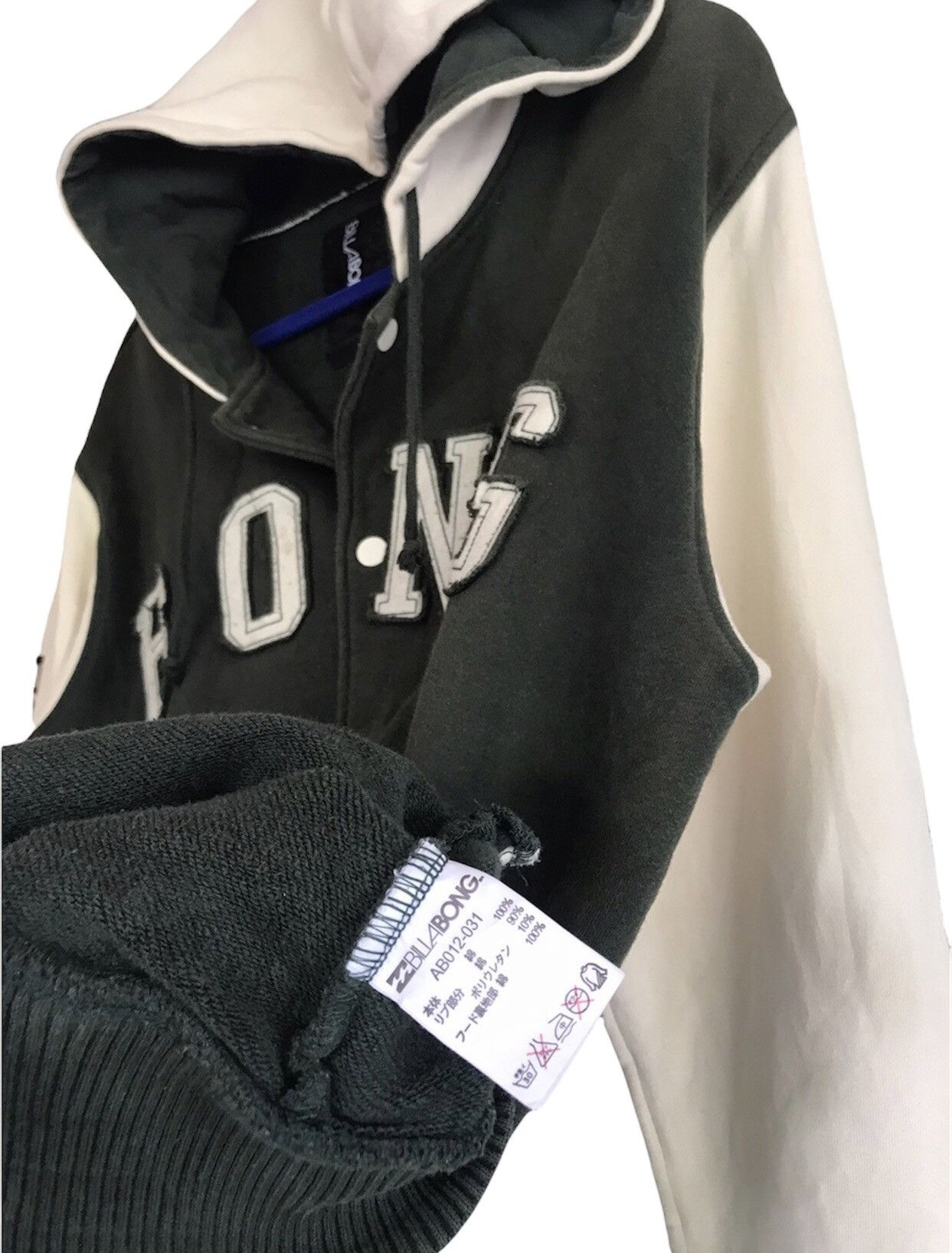 Billabong × Vintage STEAL💥 73 Billabong Hoodie Varsity 🔥 Size US L / EU 52-54 / 3 - 8 Thumbnail