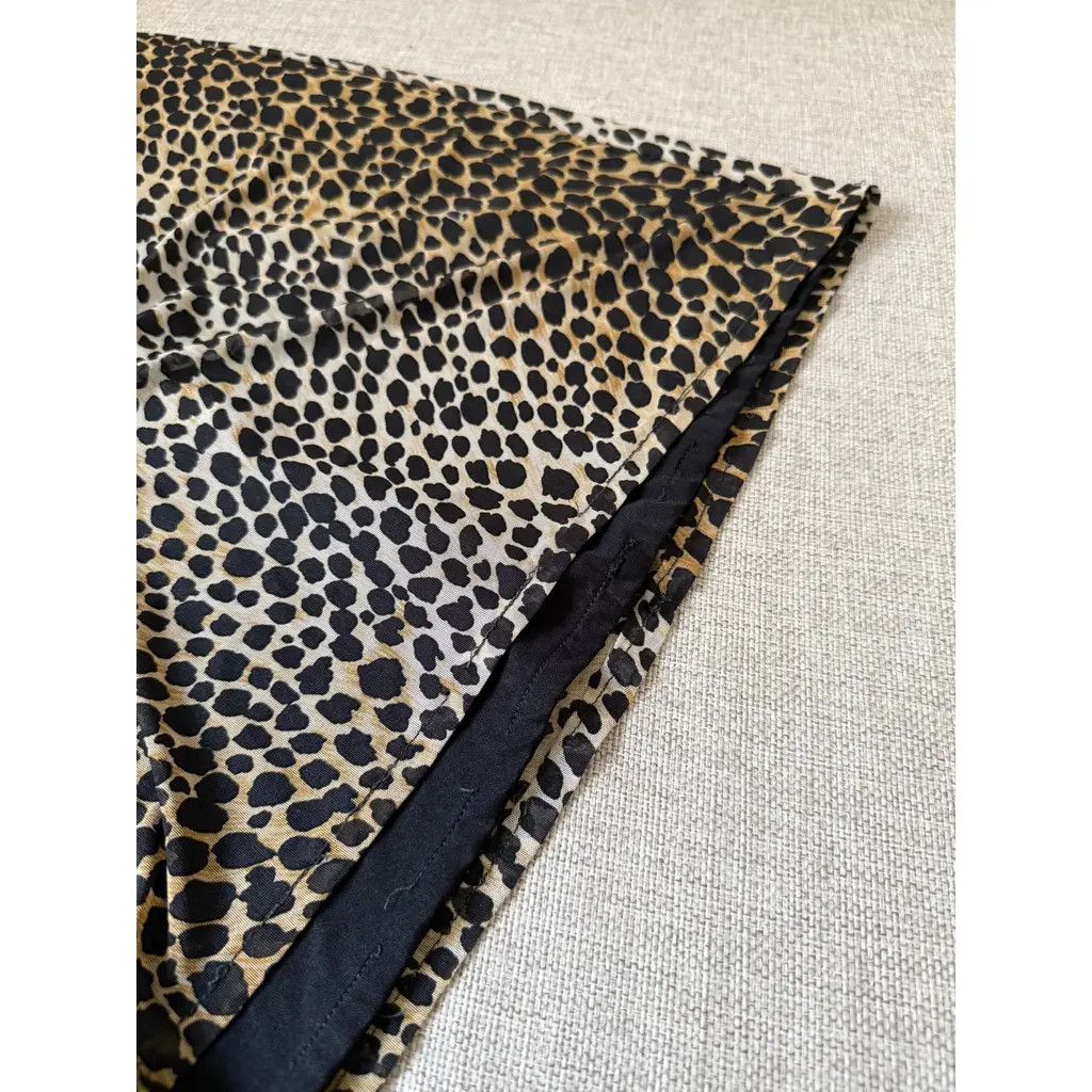 Dolce & Gabbana Dolce & Gabbana Brown Leopard Print Mini Dress Size IT42 M Size M / US 6-8 / IT 42-44 - 4 Thumbnail