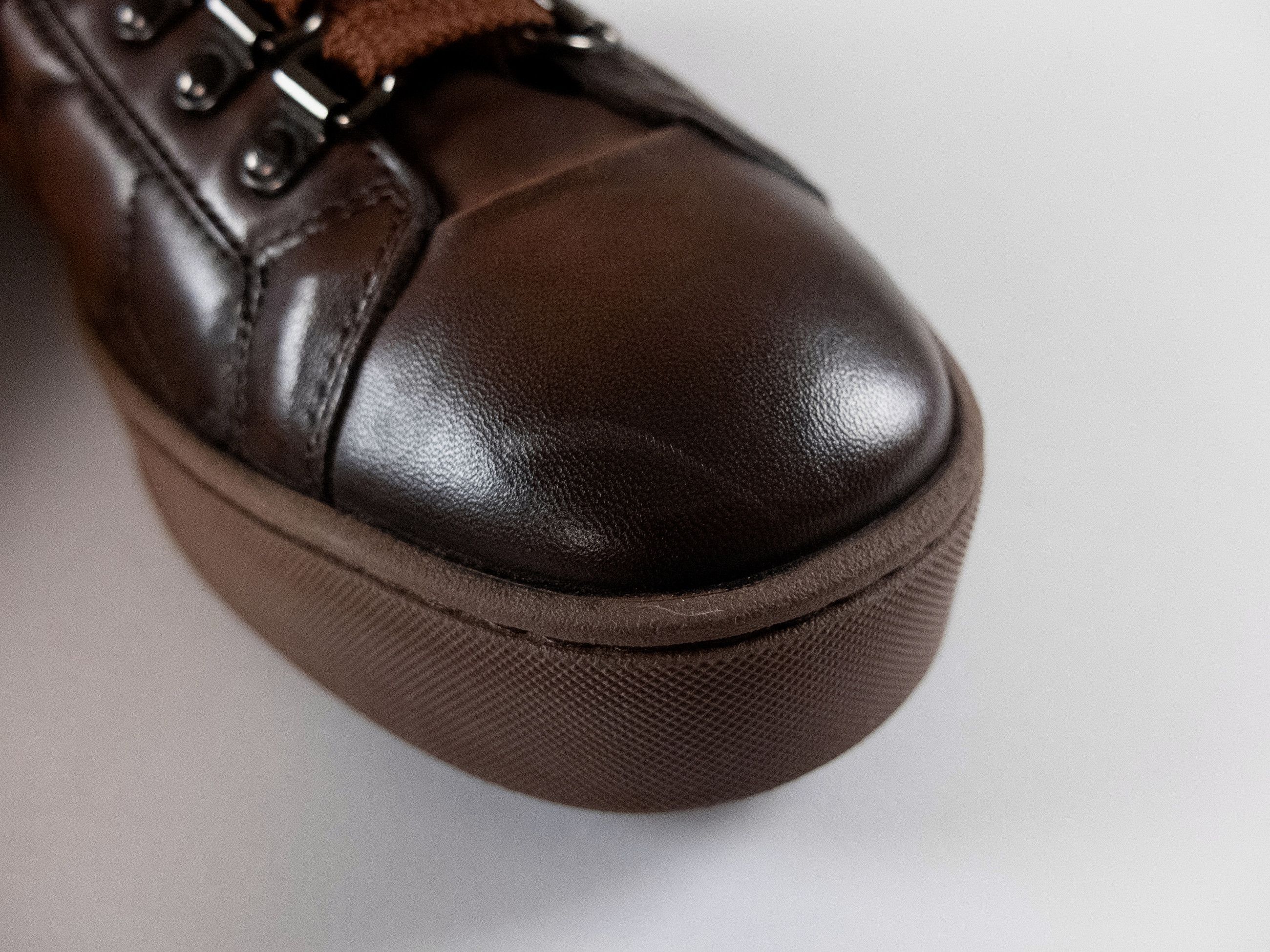Santoni SANTONI brown quilted low top leather sneakers 10 43 Size US 10 / EU 43 - 4 Thumbnail