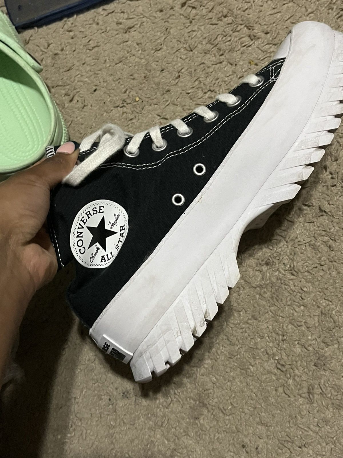Converse Womens Converse Chuck Taylor All Star Hi Lugged Sneaker Size US 10 / IT 40 - 3 Thumbnail