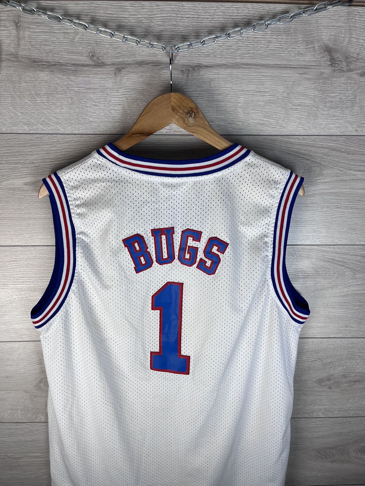 Champion MENS VINTAGE JERSEY TUNE SQUAD CHAMPION BOGS #1 🇺🇸 Size US L / EU 52-54 / 3 - 11 Thumbnail