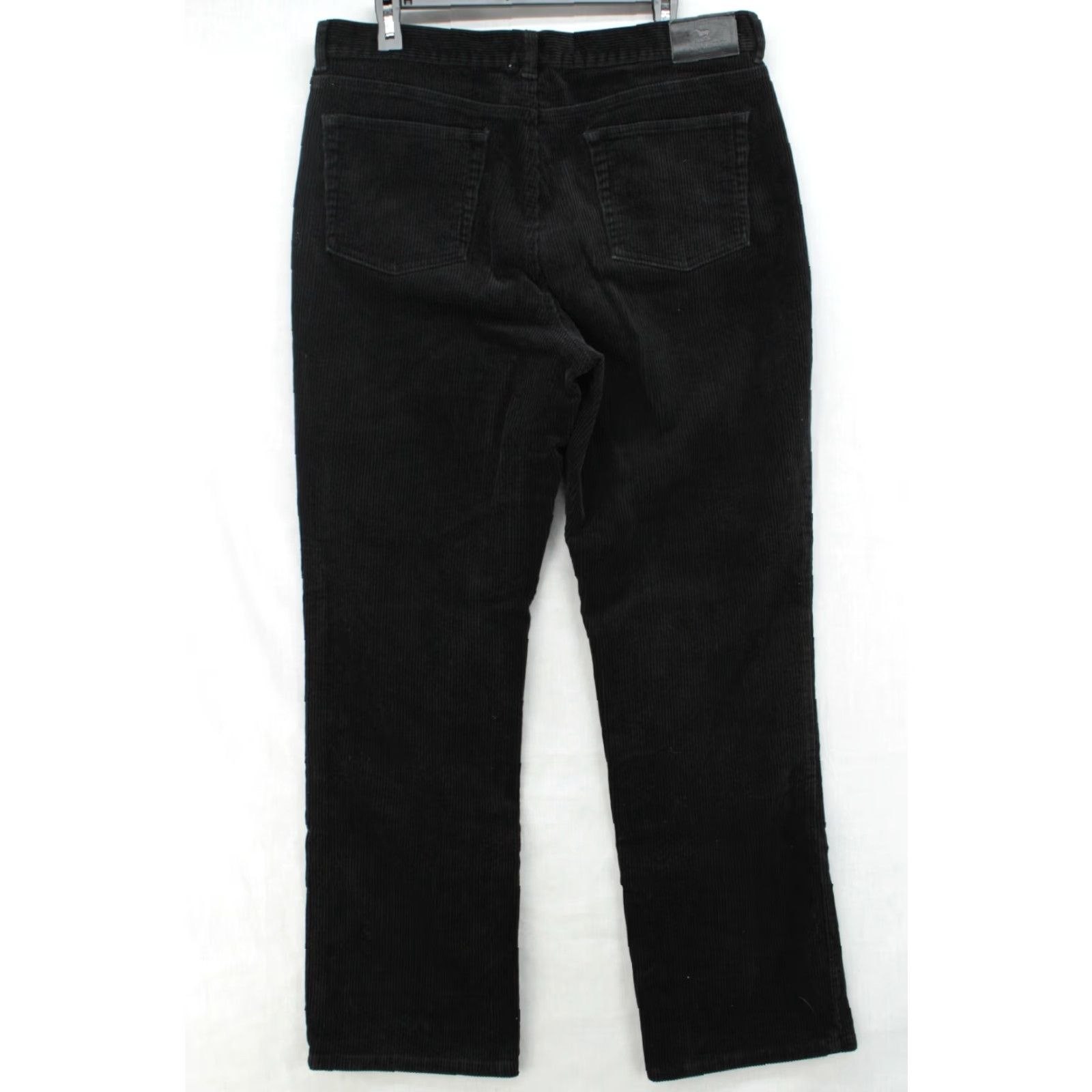 Ralph Lauren LAUREN RALPH LAUREN Women Black Corduroy Straight Leg Pants Preppy Size 14 36x31 Clothing Pants Size 36" / US 14 / IT 50 - 2 Thumbnail
