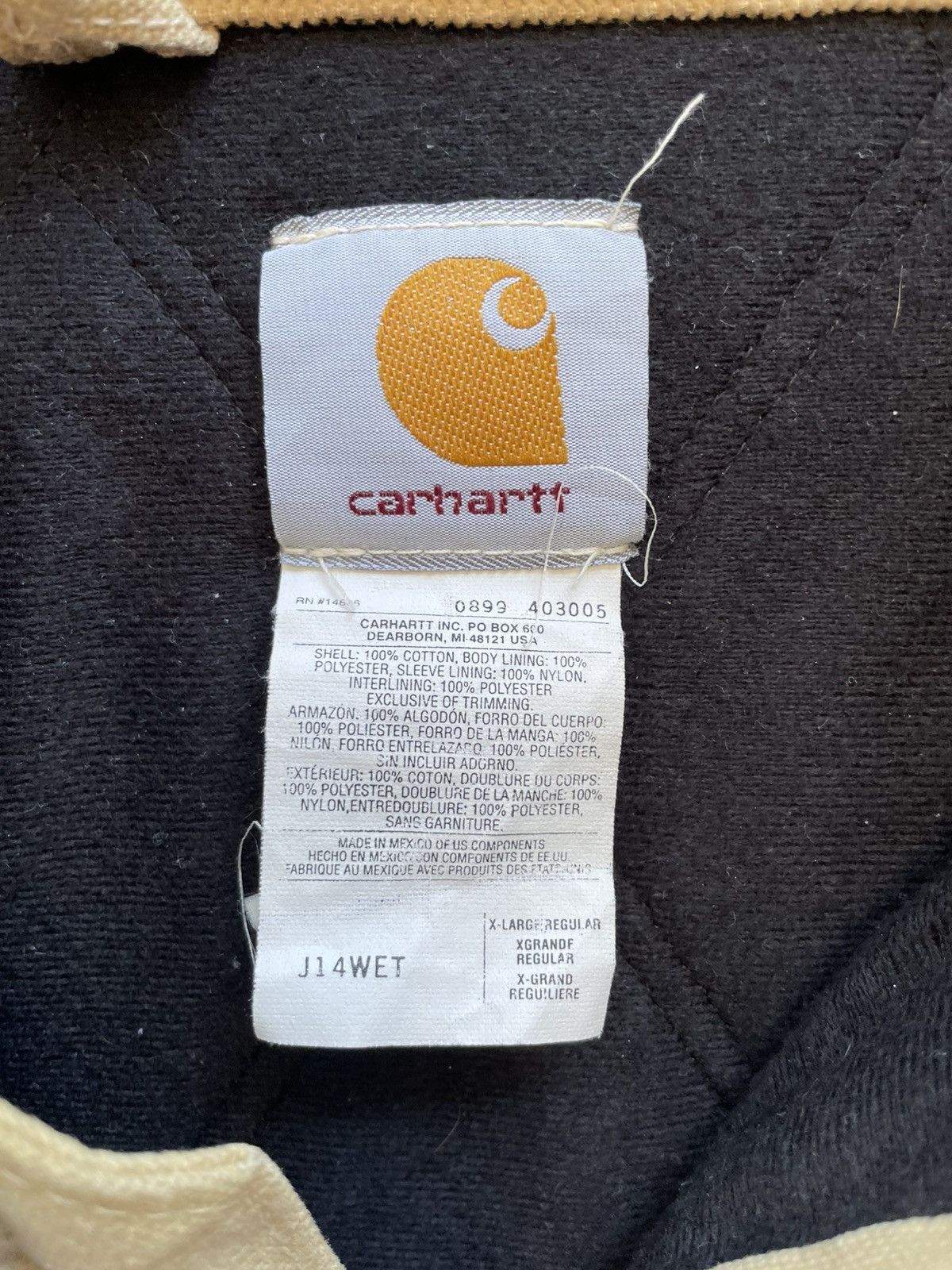 Carhartt 90´s Carhartt Santa Fe Jacket WET USA MADE Size US XL / EU 56 / 4 - 5 Thumbnail