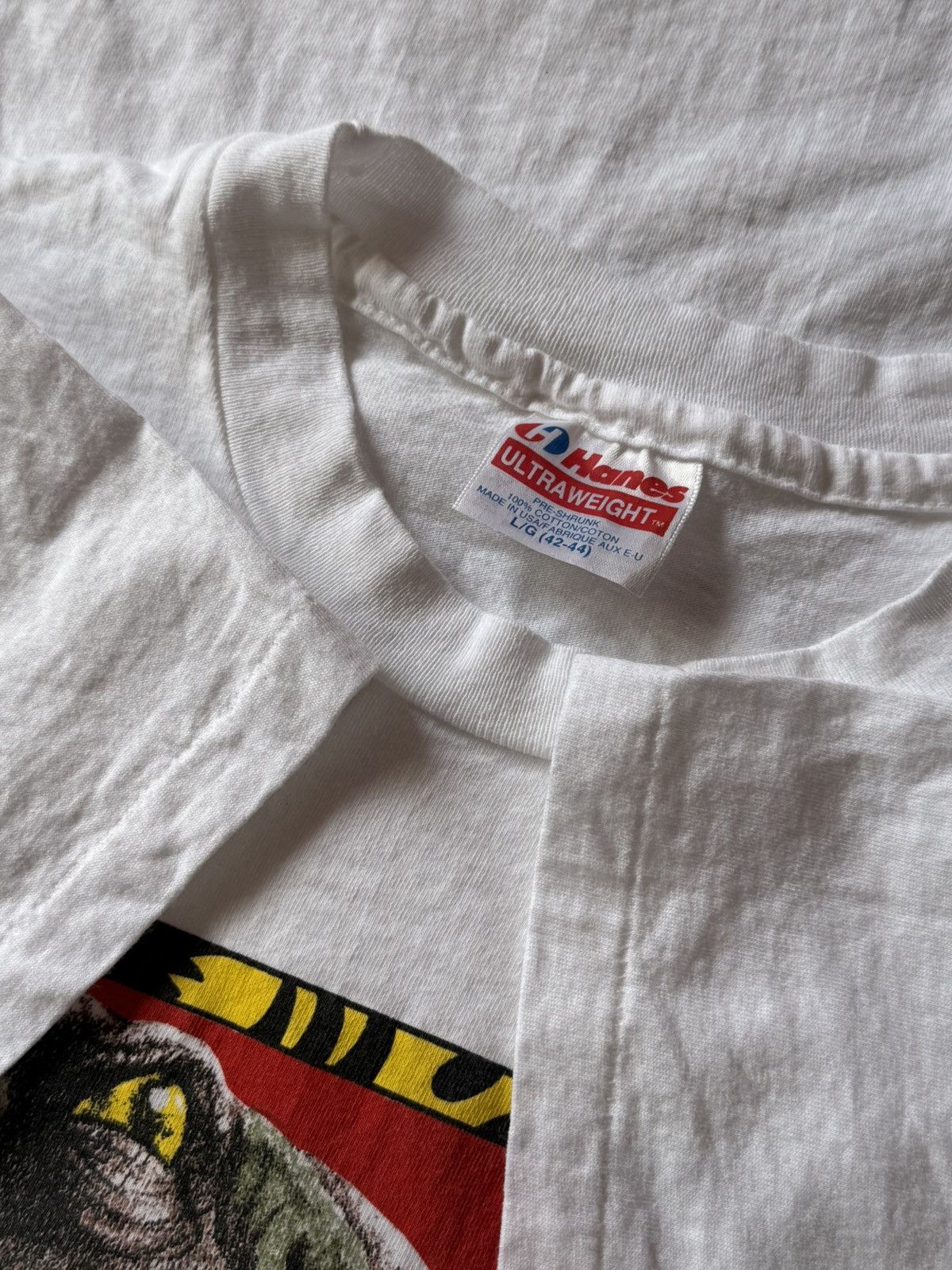 Vintage Vintage 1993 Jurassic Park Movie Promo T-Shirt Size US L / EU 52-54 / 3 - 5 Thumbnail