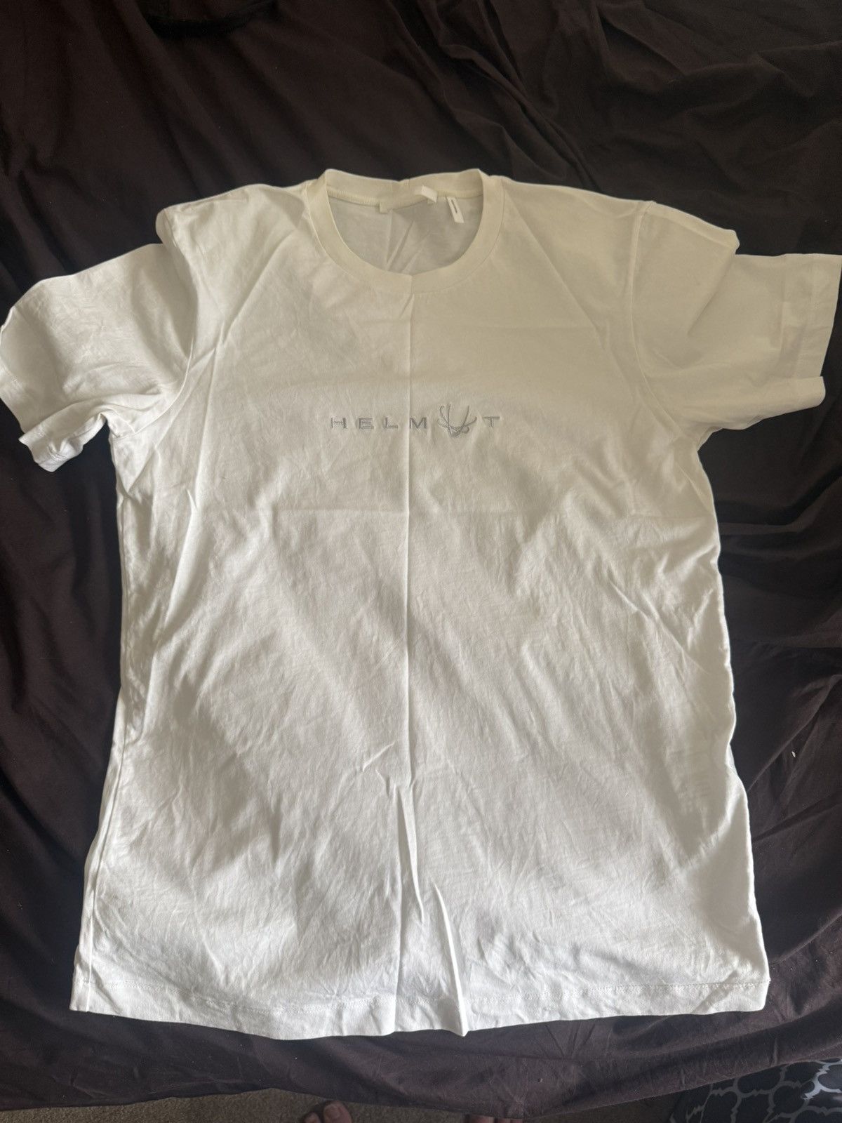 Helmut Lang Helmut Lang Logo T-shirt Size US S / EU 44-46 / 1 - 1 Thumbnail