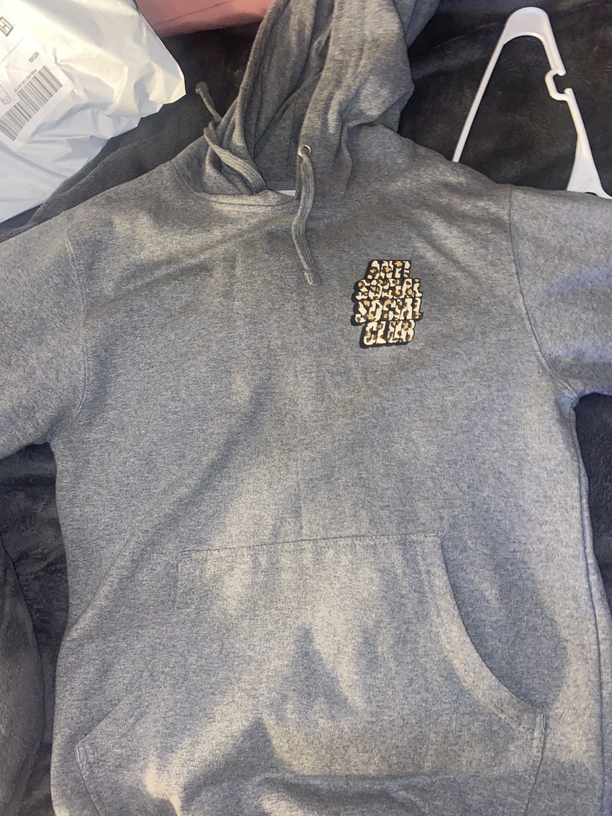 Image of Anti Social Social Club Anti Social Club Hoodie in Grey, Men's (Size Small)