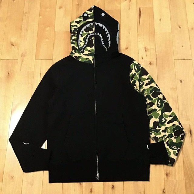 BAPE × JAM HOME MADE Shark Full Zip Hoodie a bathing ape