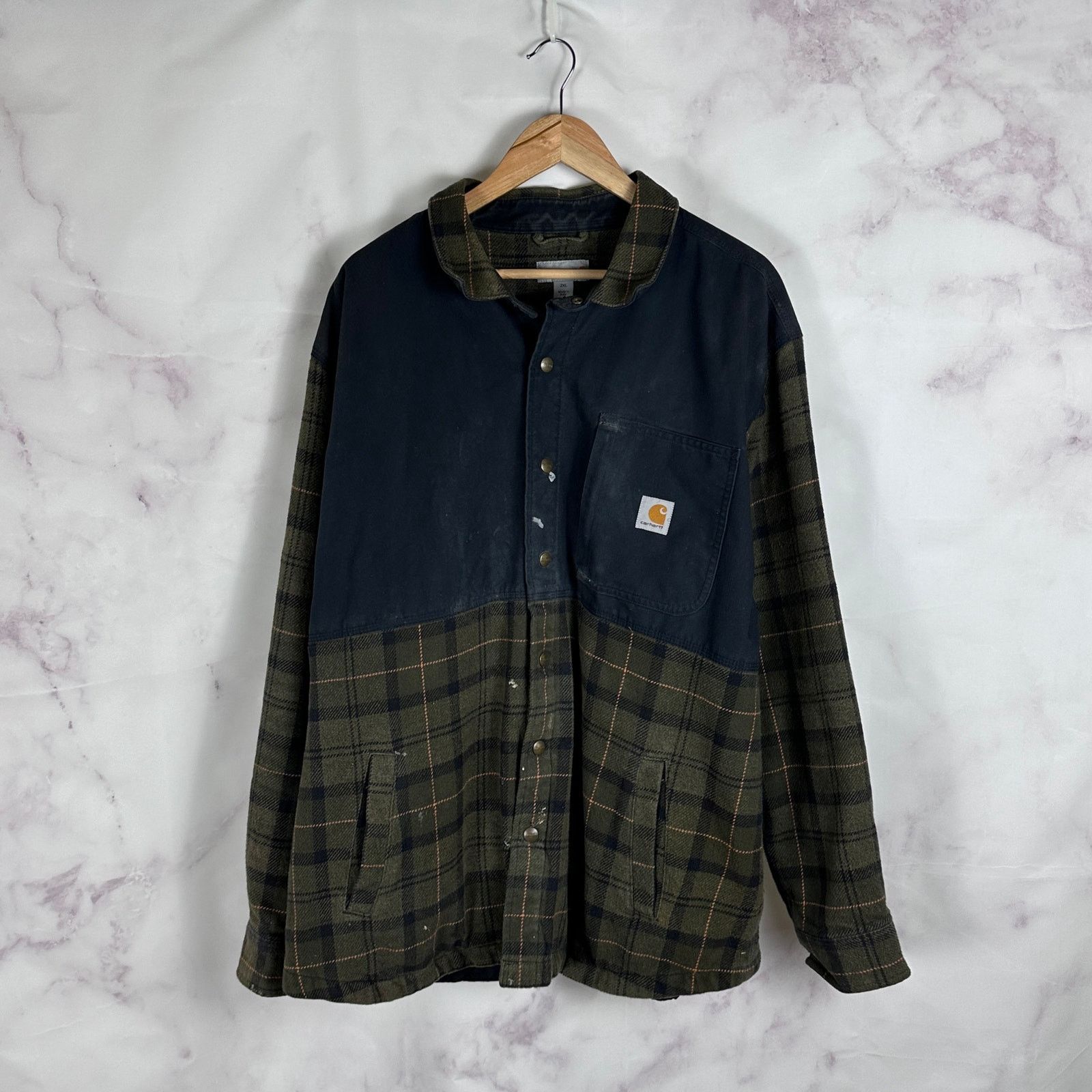 Carhartt Pawnee Plaid Work Shirt Size US XXL / EU 58 / 5 - 1 Thumbnail