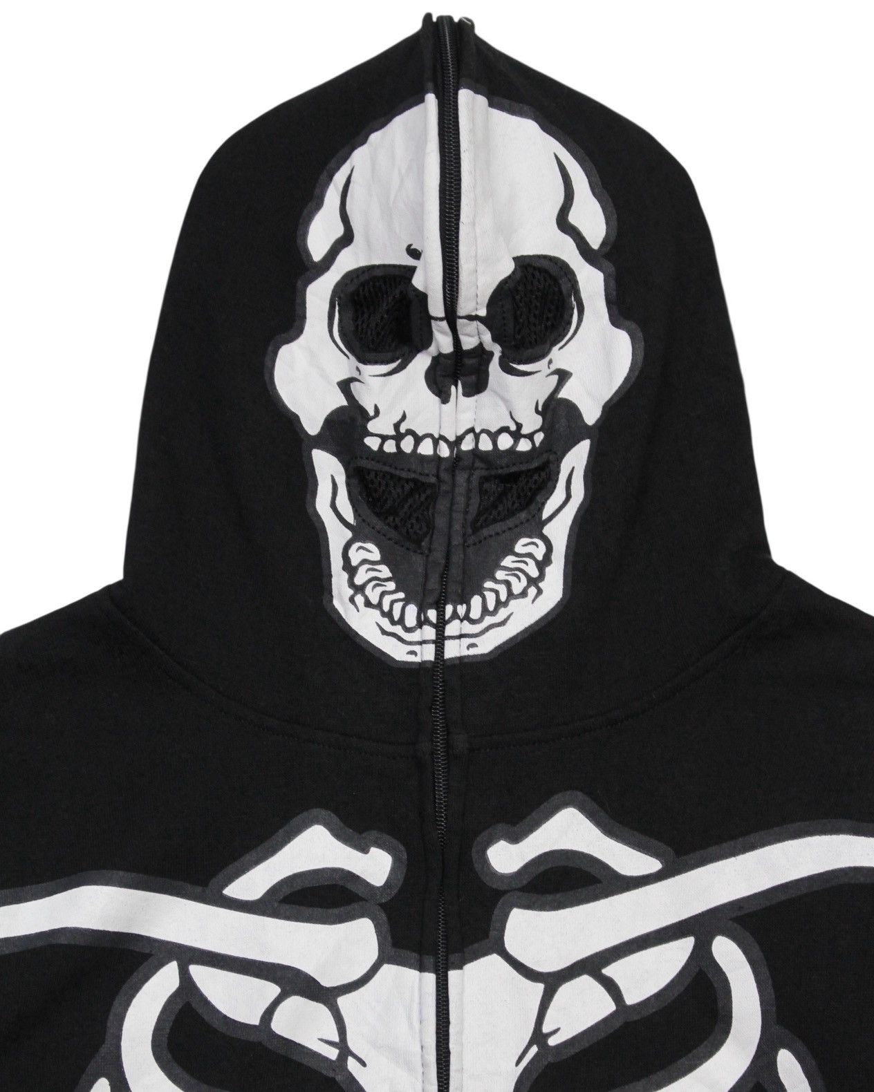 Hysteric Glamour 2000S FSD FOUR SEASONS DESIGN DEATH VISION FULL-ZIP HOODIE Size US L / EU 52-54 / 3 - 2 Thumbnail