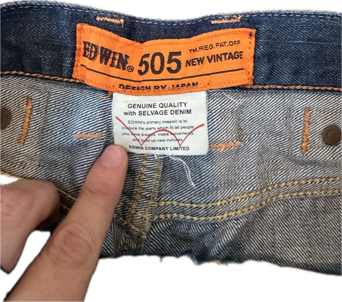 Edwin Japanese Selvedge Belt Loop Edwin Jeans Size US 28 / EU 44 - 7 Thumbnail