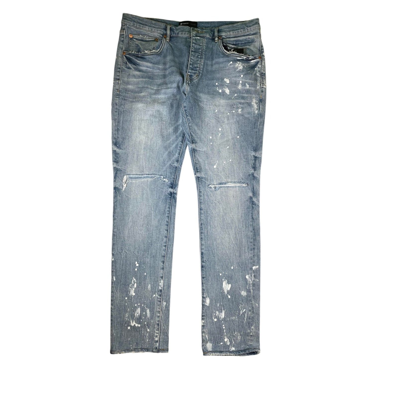 Purple Brand Purple Brand Light Wash Jeans Size US 36 / EU 52 - 1 Thumbnail