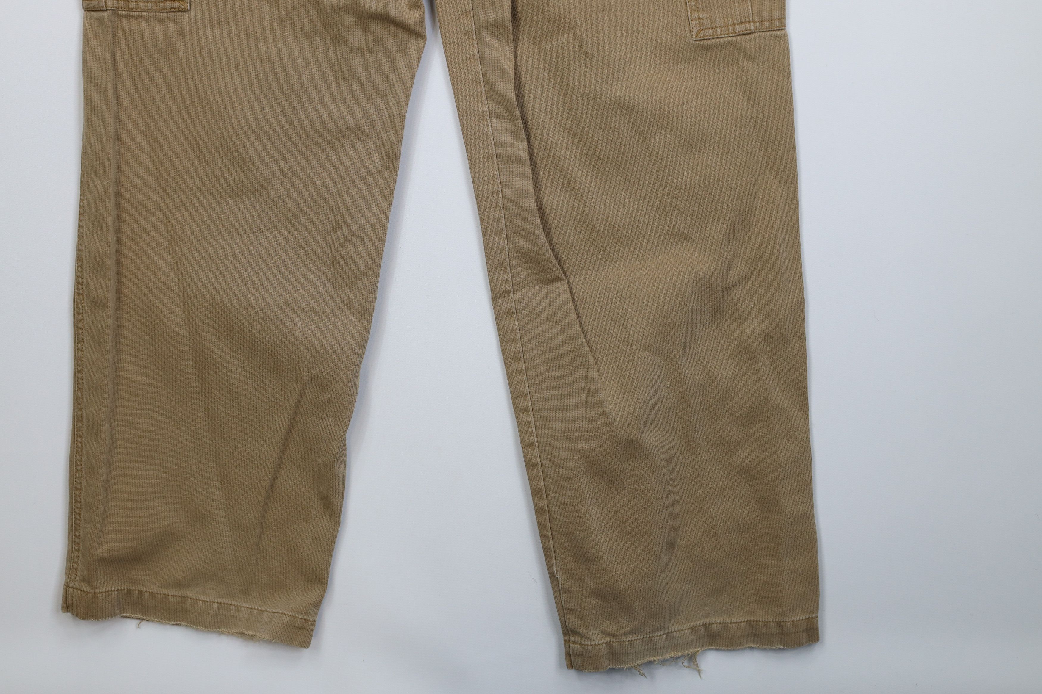 Vintage Vintage Y2K Streetwear Heavy Ribbed Whipcord Wide Leg Pants Size US 30 / EU 46 - 14 Thumbnail