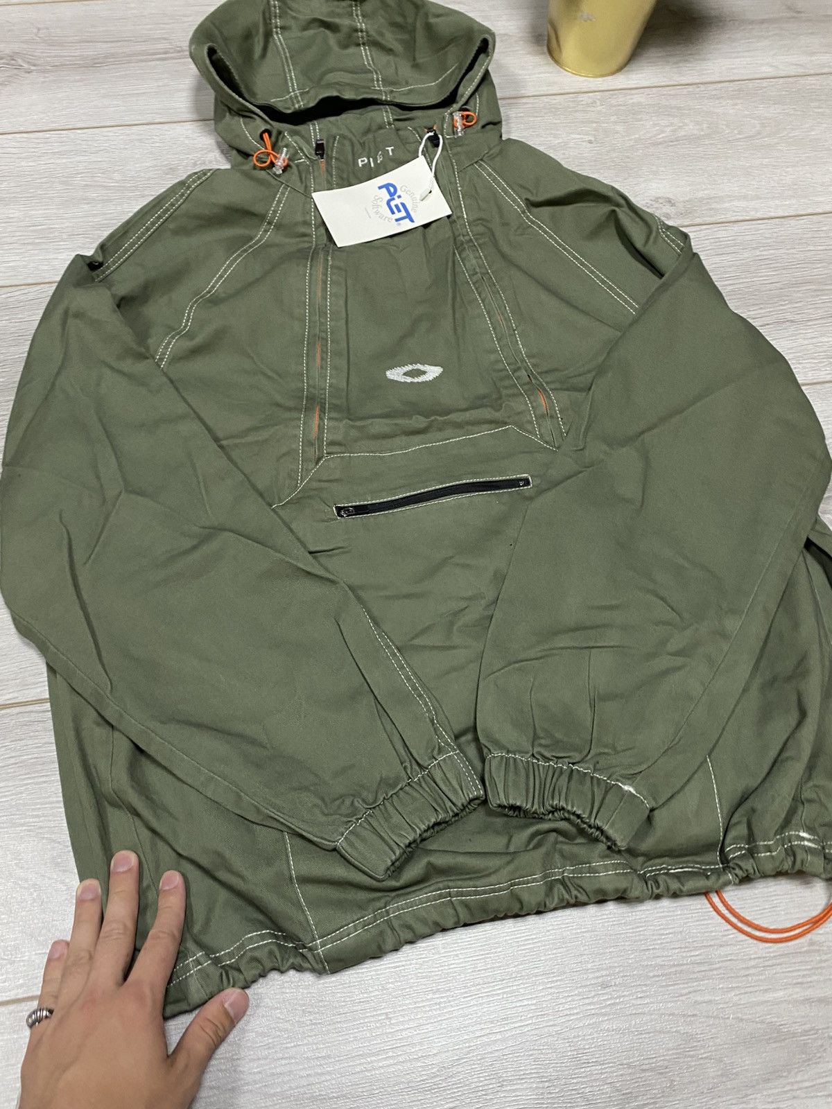Piet Oakley Static Logo Anorak Windbreaker