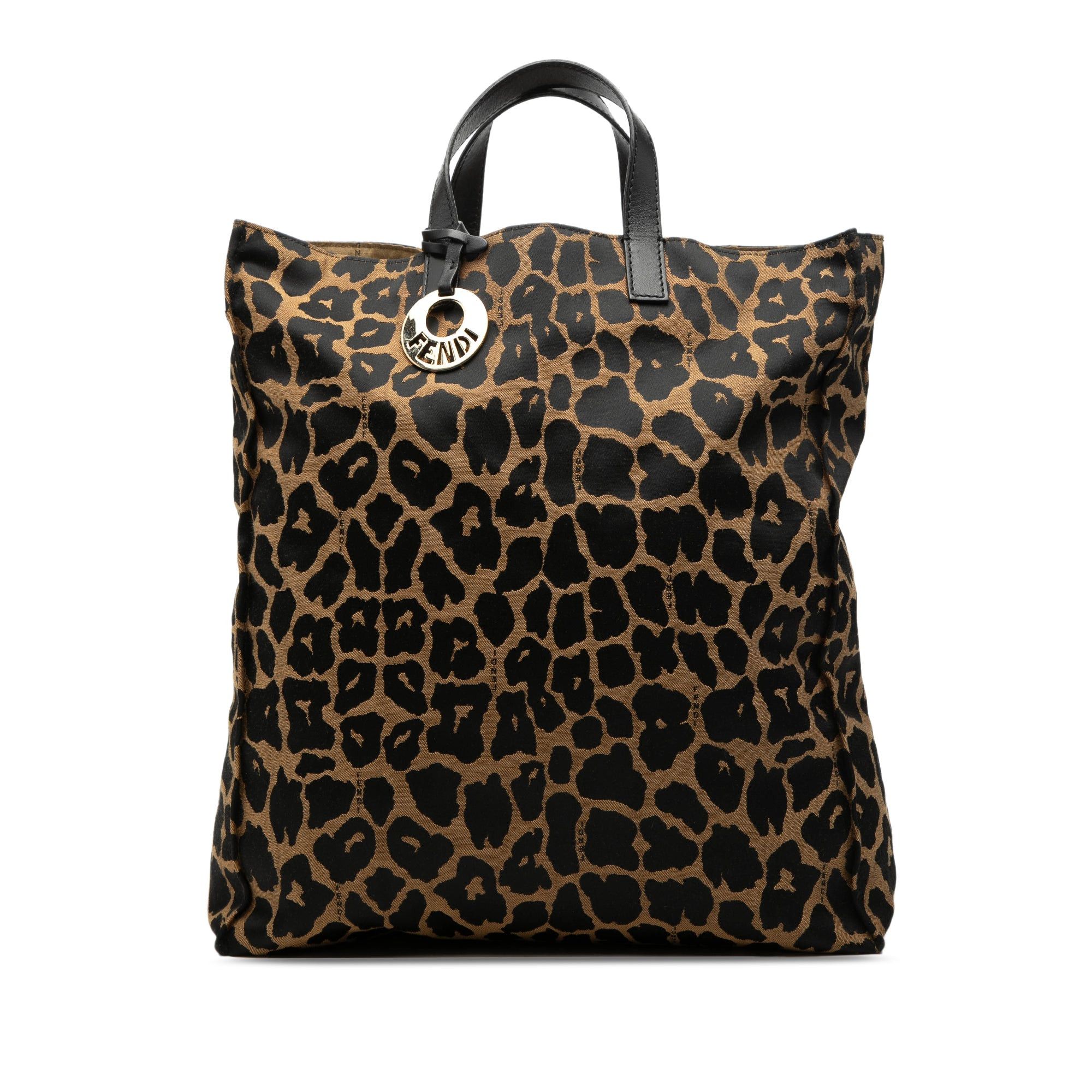 Fendi Leopard Print Canvas Tote Size ONE SIZE - 1 Thumbnail