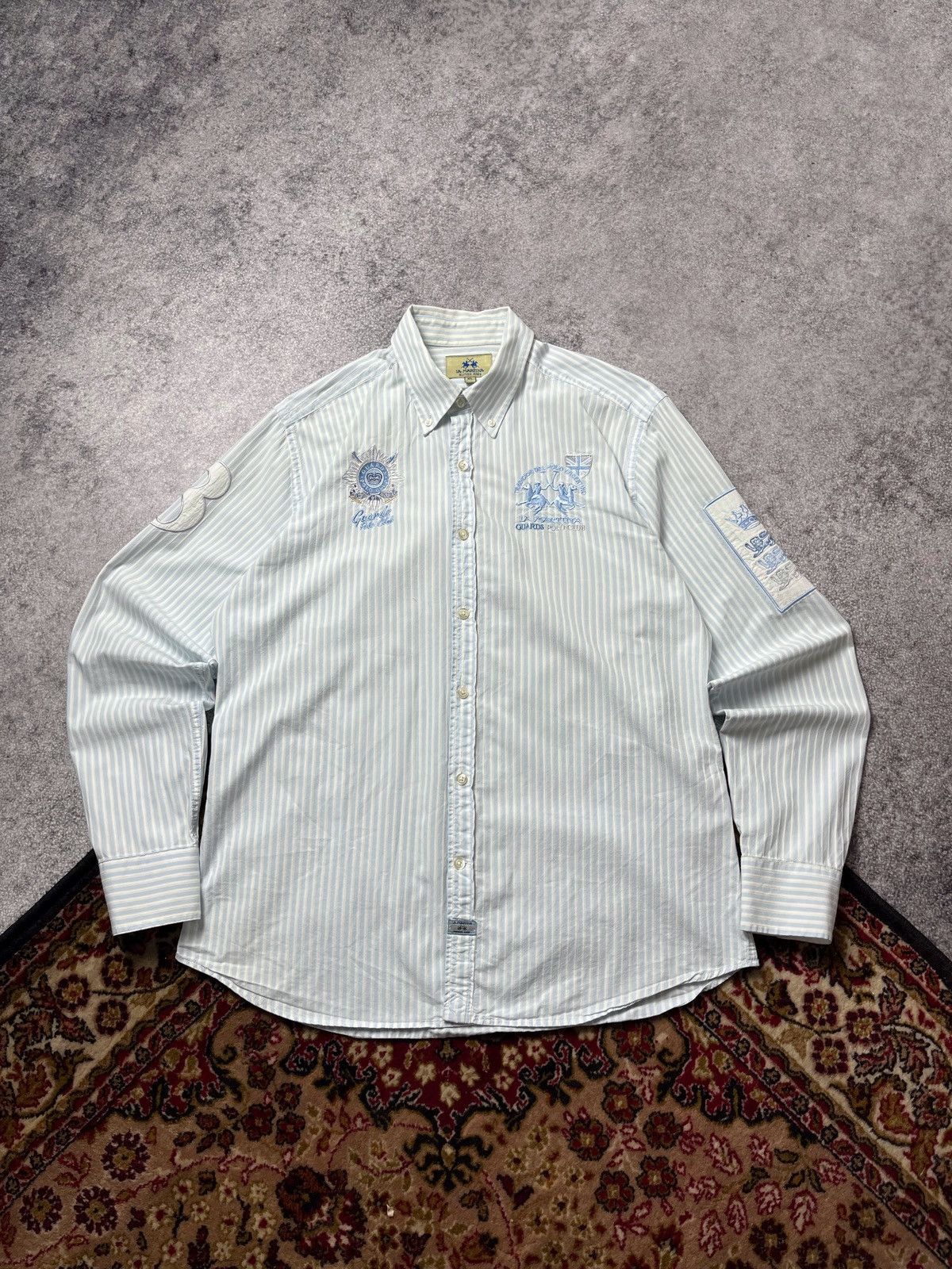 La Martina 🔥00'S RALPH LAUREN VIBE LA MARTINA POLO T SHIRT CHIEF KEEF Size US XL / EU 56 / 4 - 6 Thumbnail