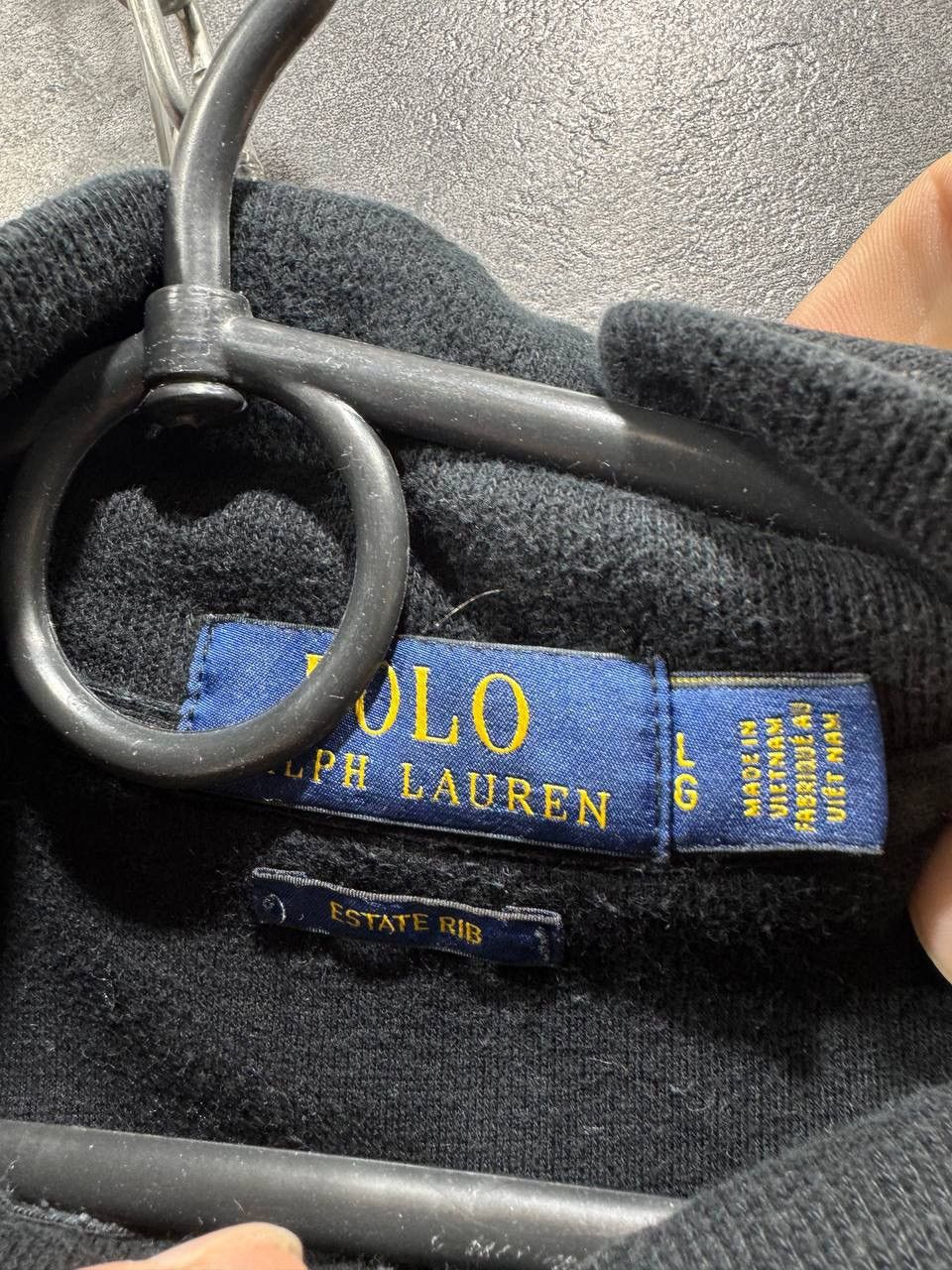 Vintage Vintage Polo Ralph Lauren sweatshirt 1/4 Quarter zip Sweater Size US L / EU 52-54 / 3 - 4 Thumbnail