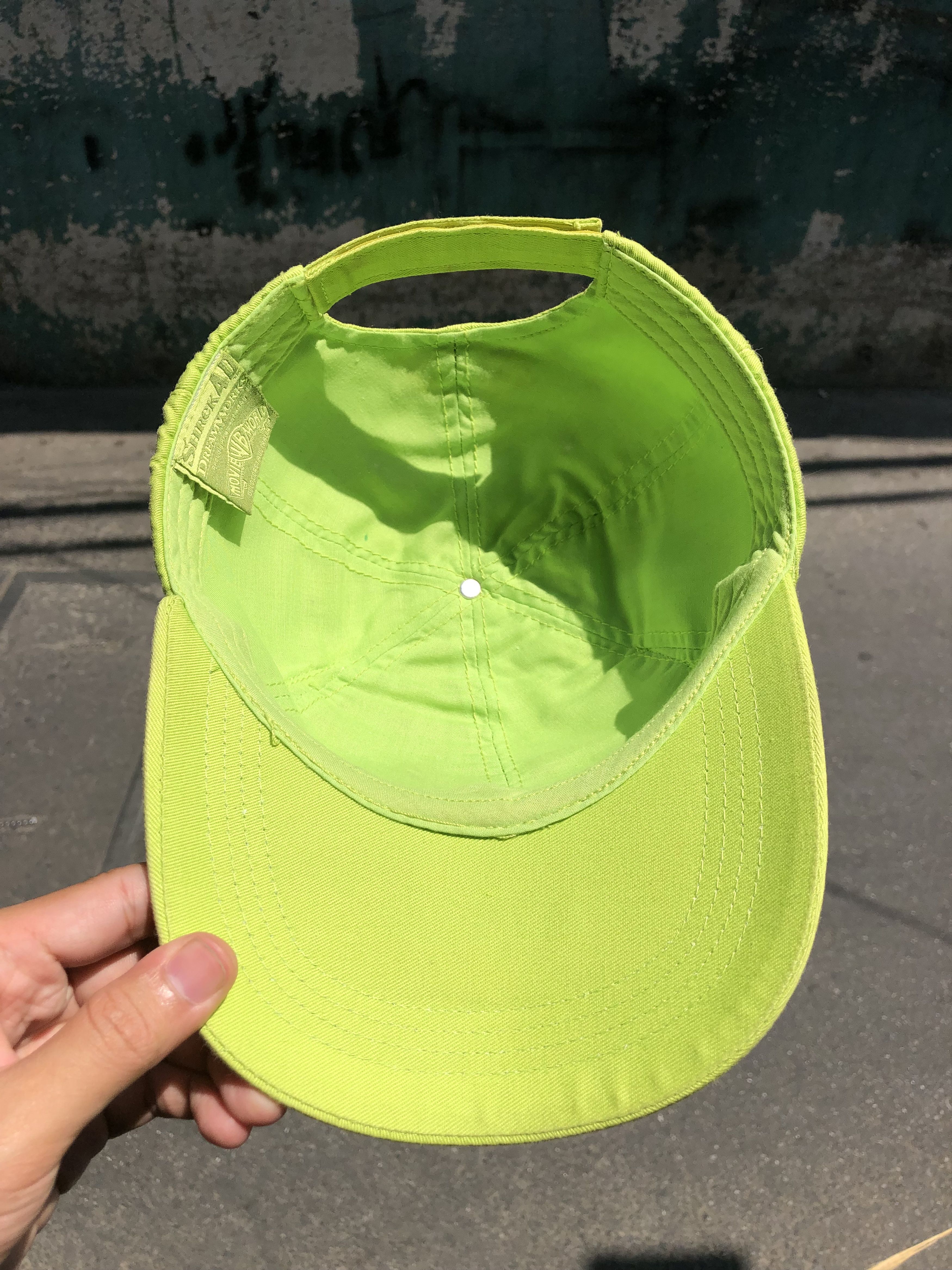 Warner Bros Rare Vtg 2000s Shrek DreamWorks Ogre Ears Strapback Cap Hat Size ONE SIZE - 8 Thumbnail