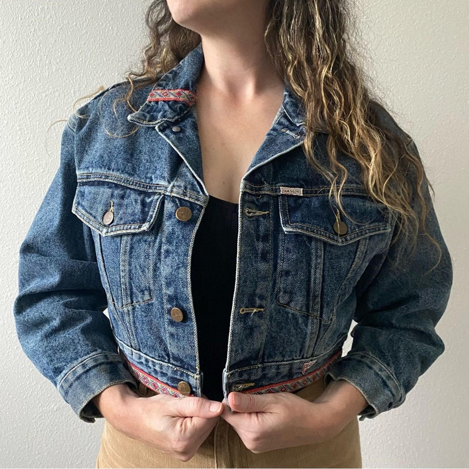 Guess Guess Vintage 90’s Denim Jacket Size M / US 6-8 / IT 42-44 - 2 Thumbnail