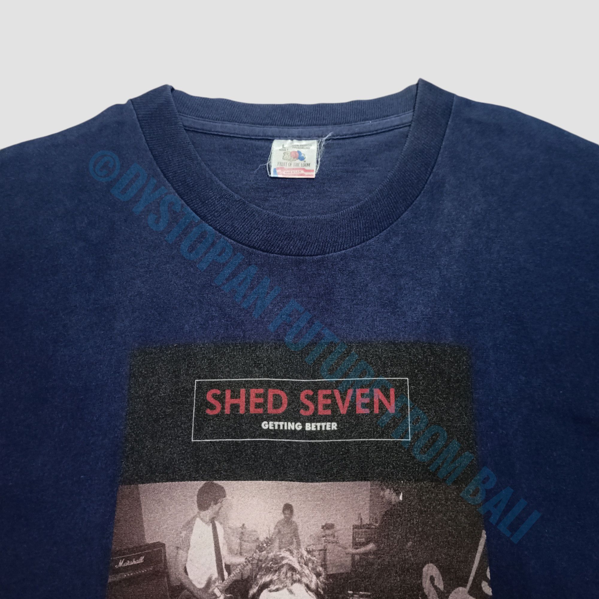 Band Tees × Vintage Rare Vintage Shed Seven - Getting Better Band T-shirt Size US L / EU 52-54 / 3 - 6 Thumbnail