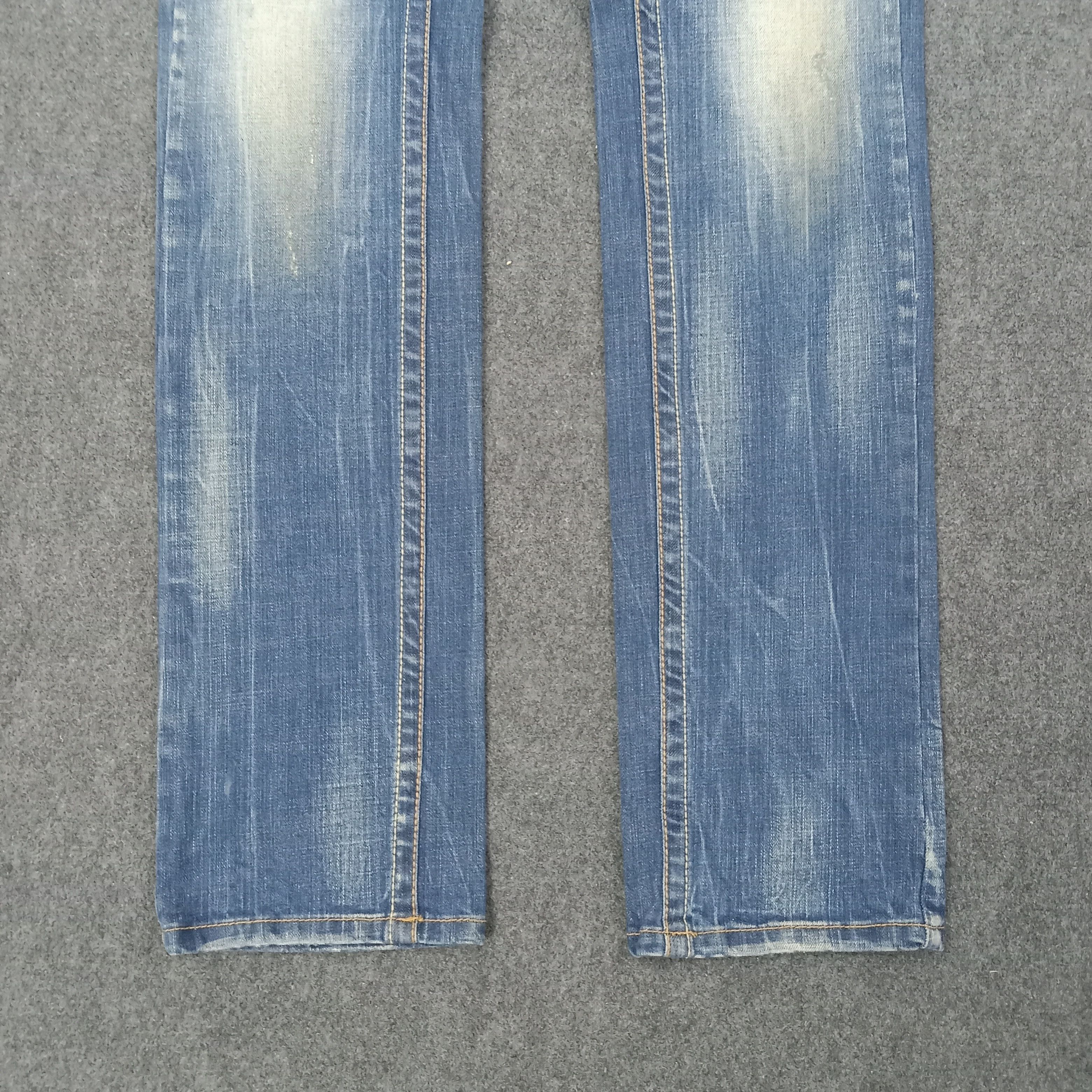 Japanese Brand Red Pepper Japanese Retro Denim Jeans C258N8 Size US 32 / EU 48 - 10 Thumbnail