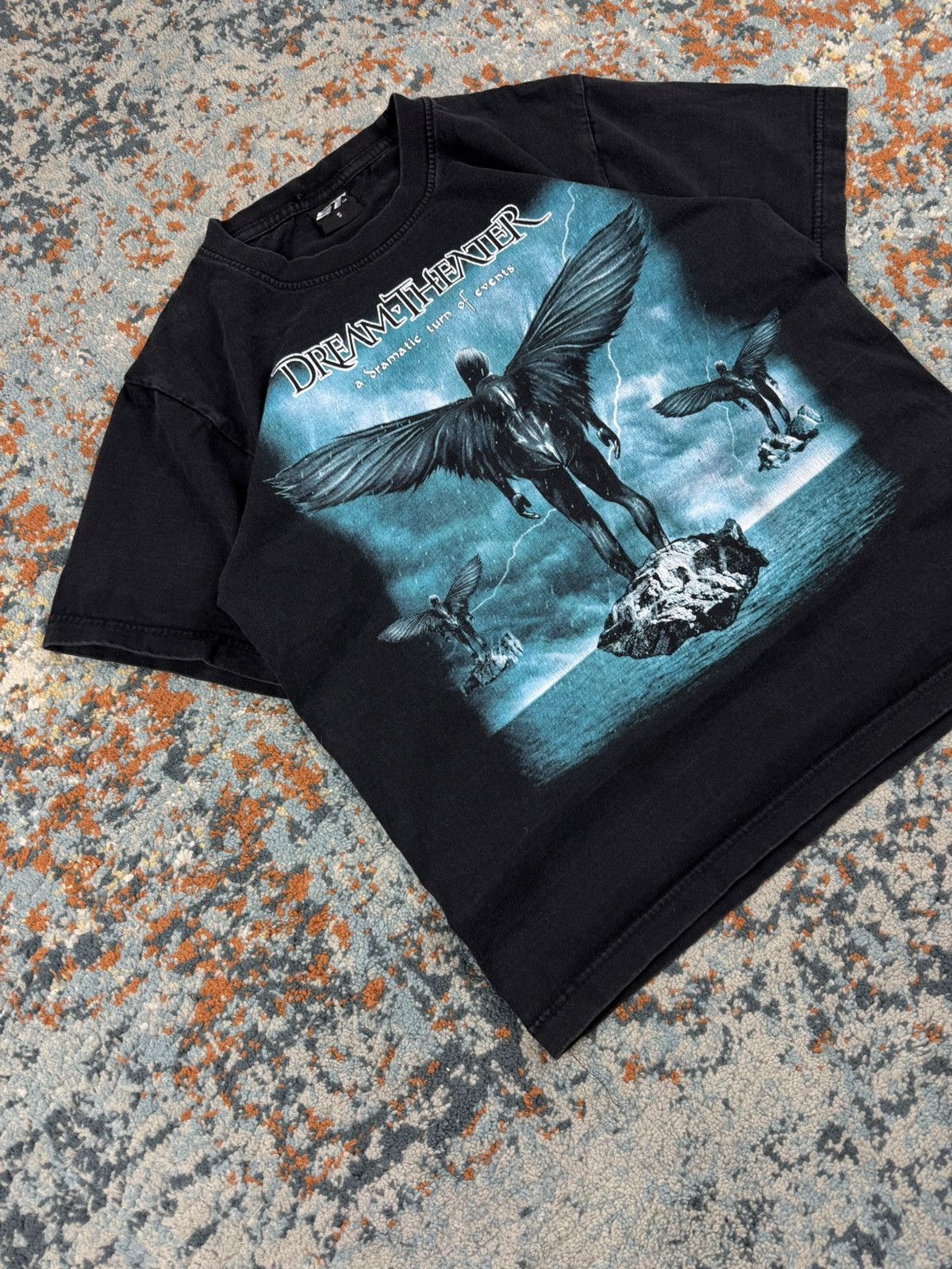 Band Tees × Vintage Vintage 90s Dream Theater a dramatic turn of events band tee Size US XS / EU 42 / 0 - 3 Thumbnail