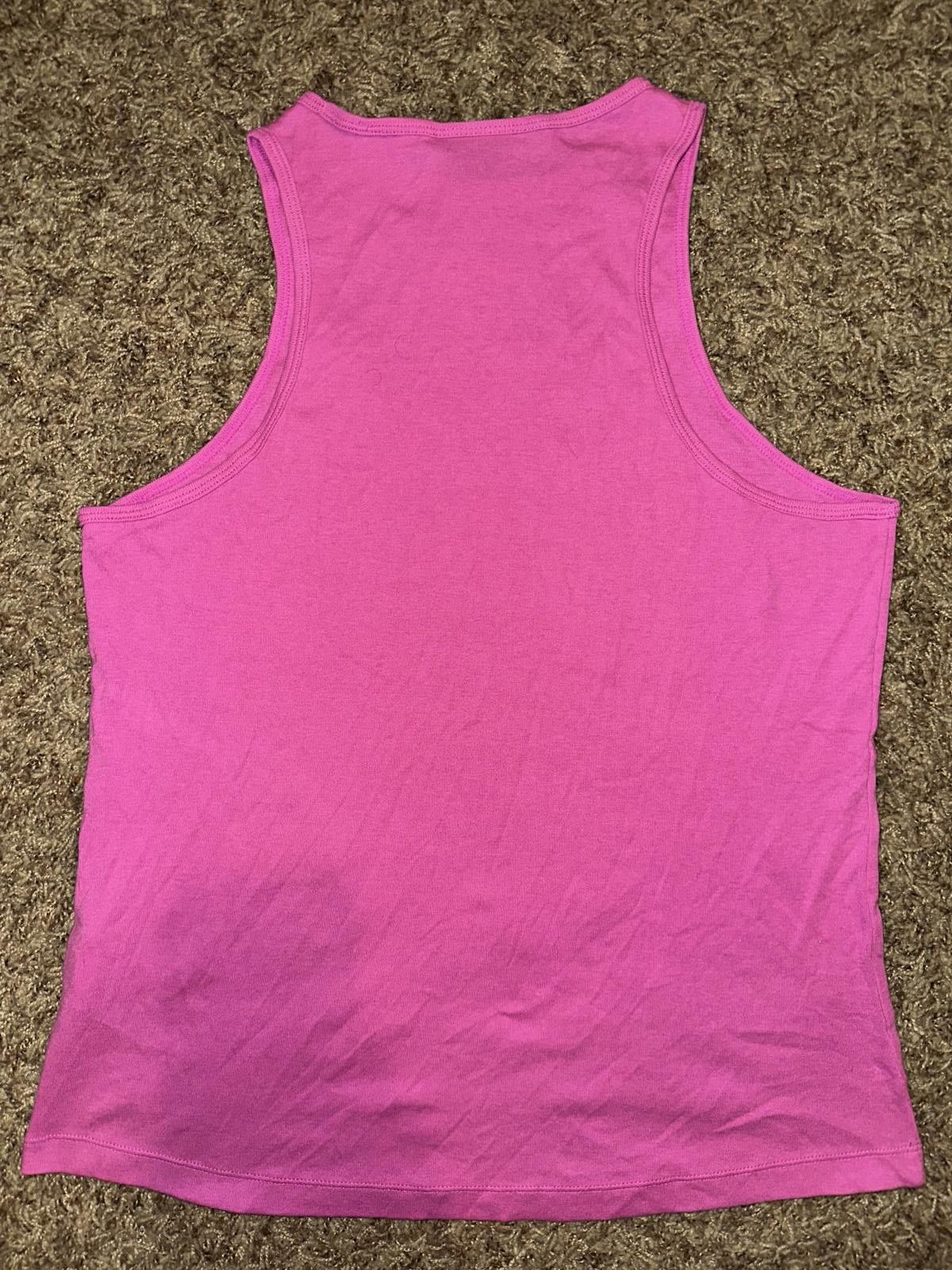 Nike Nike Sportswear Women's Basic Essential Pink Tank Top Size L / US 10 / IT 46 - 2 Thumbnail