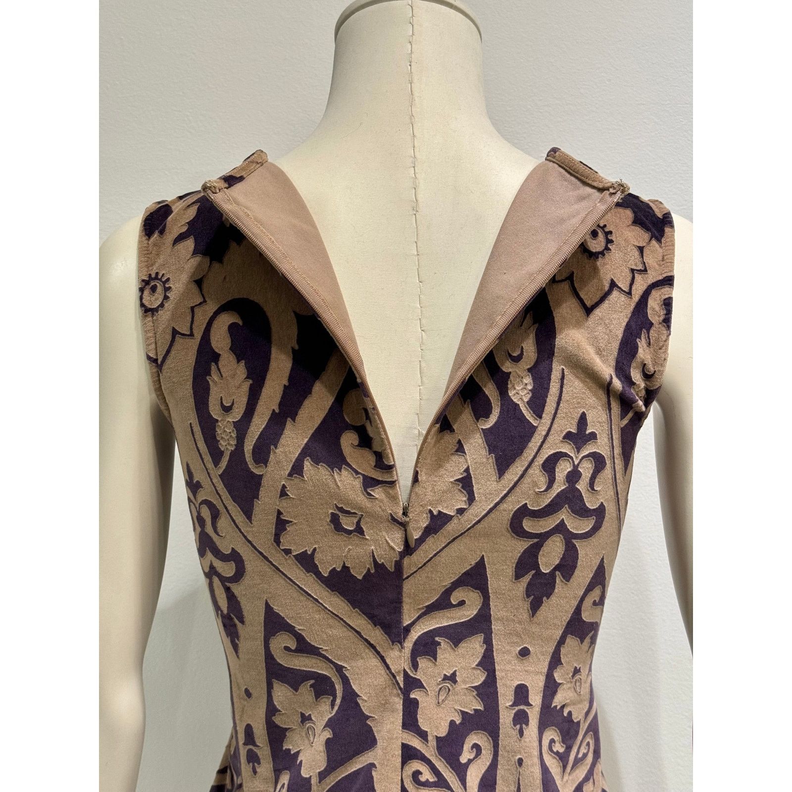 Dolce & Gabbana F/W 1998 Dolce Gabbana velvet paisley top Size S / US 4 / IT 40 - 4 Thumbnail