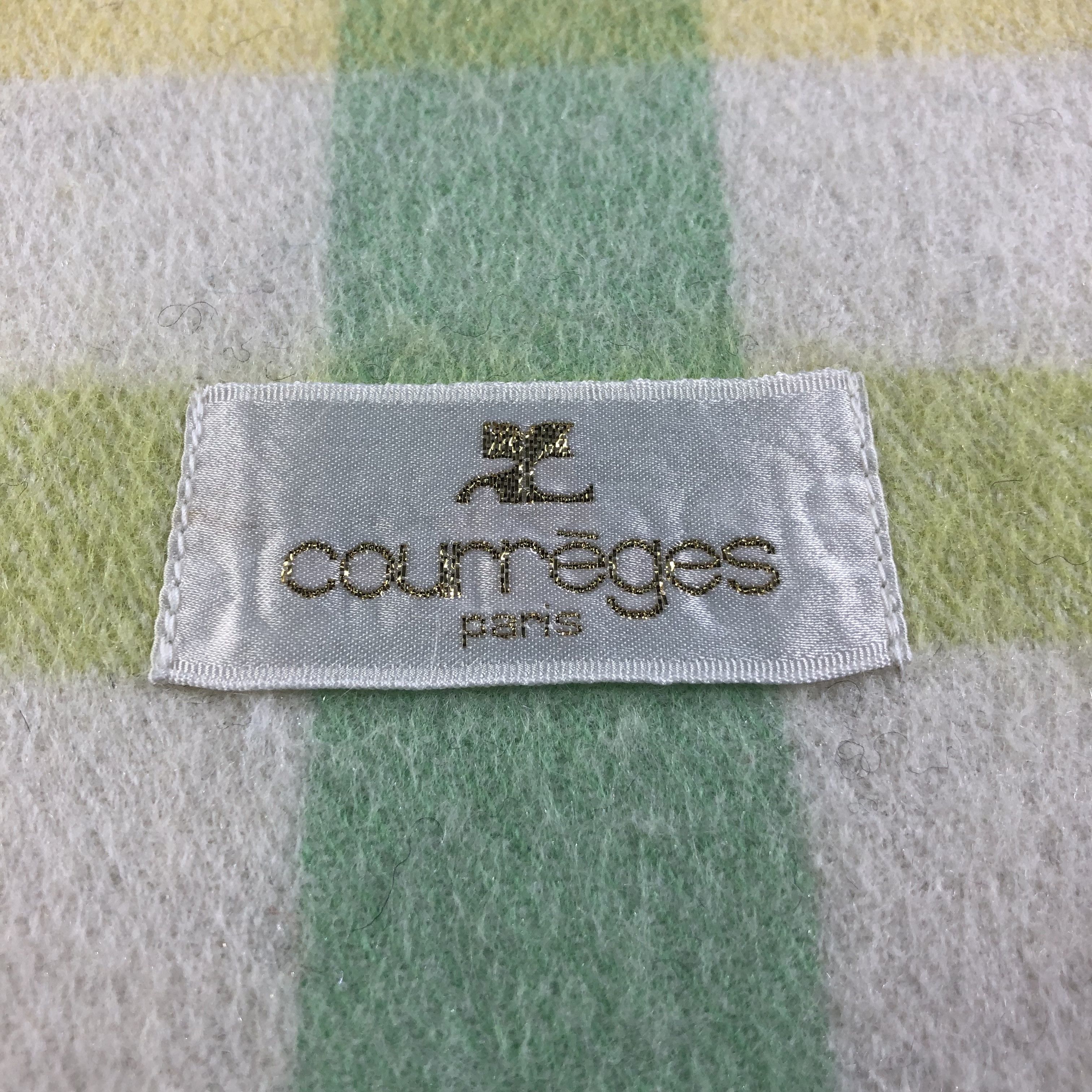 Courreges Courreges Wool Scarf Muffler V1164 Size ONE SIZE - 6 Thumbnail