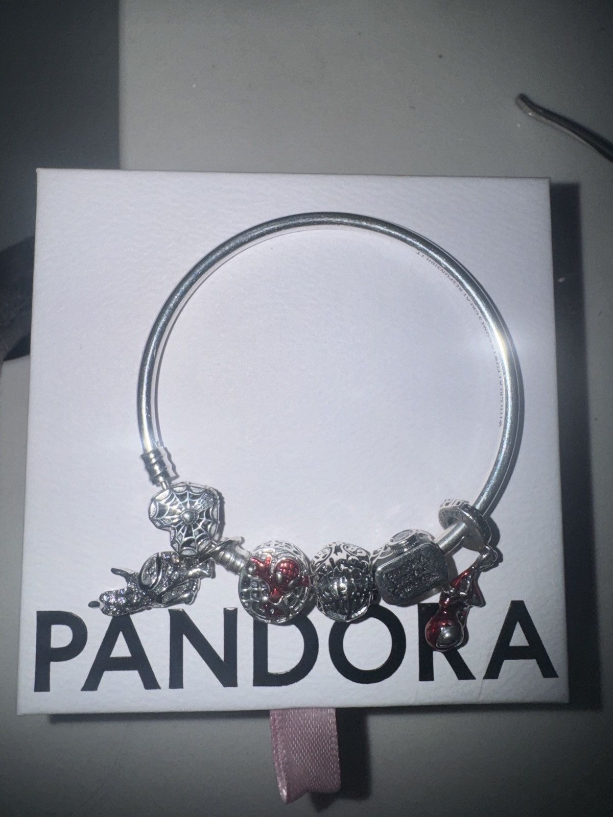 Pandora Bangle with 5 charms