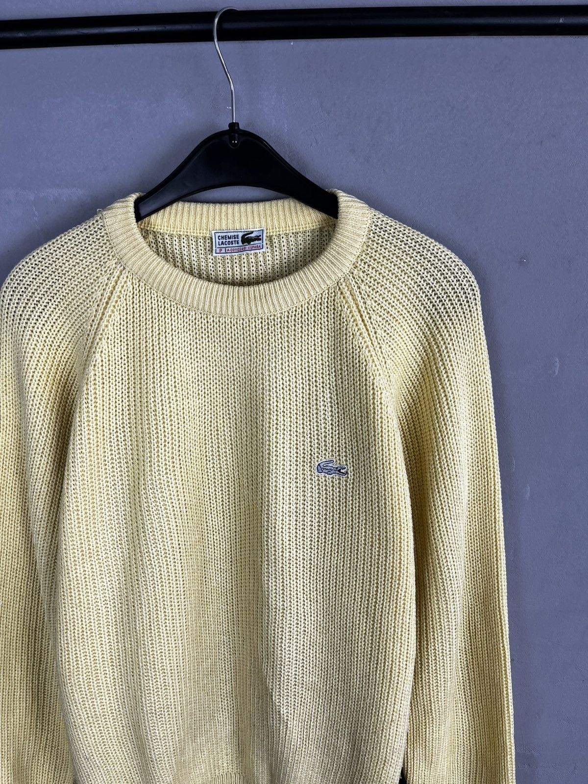 Lacoste knit sweater vintage 90s