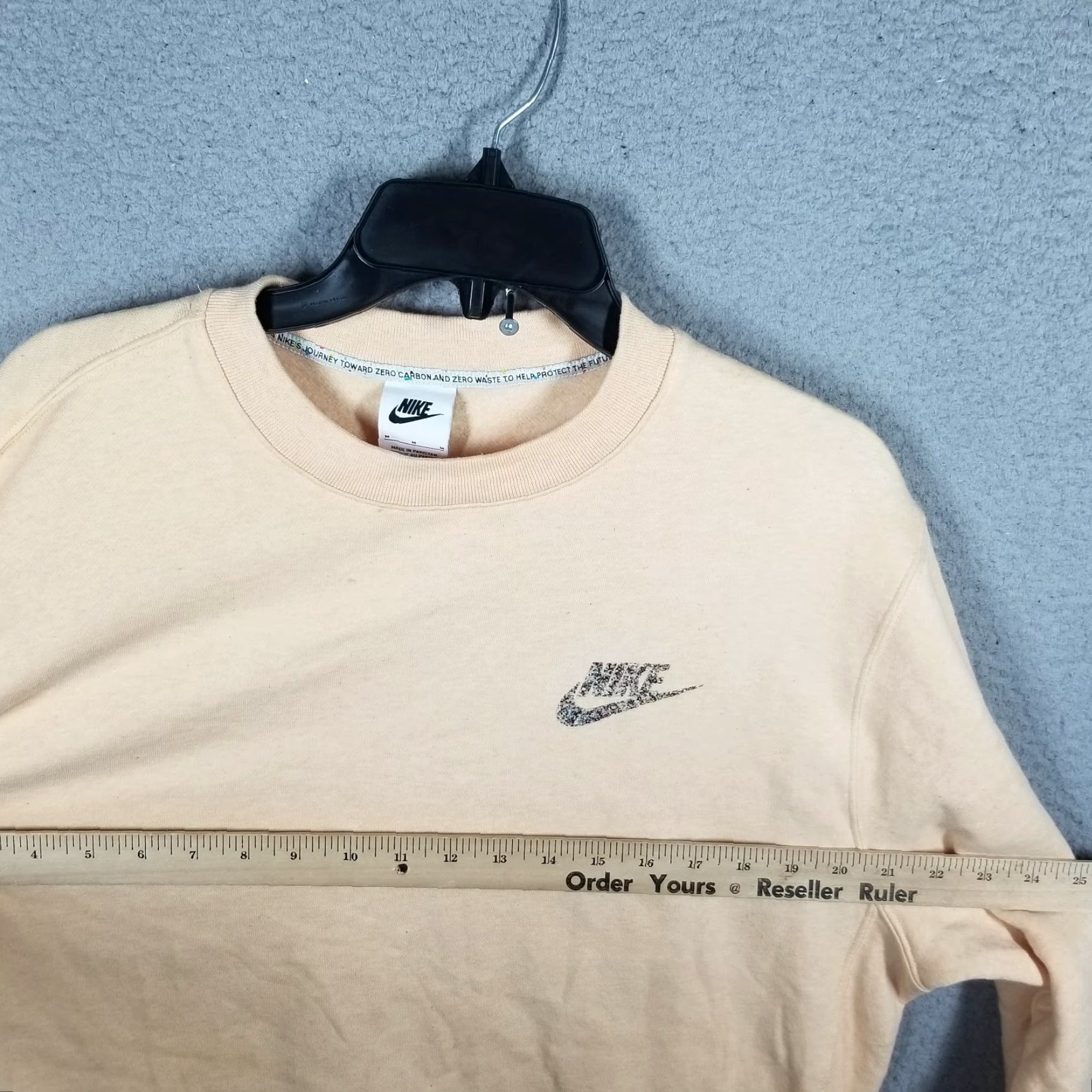 Nike Nike Fleece Pullover Crewneck Revival Sweatshirt Men M White Onyx DM5630-268 NEW Size US M / EU 48-50 / 2 - 6 Thumbnail