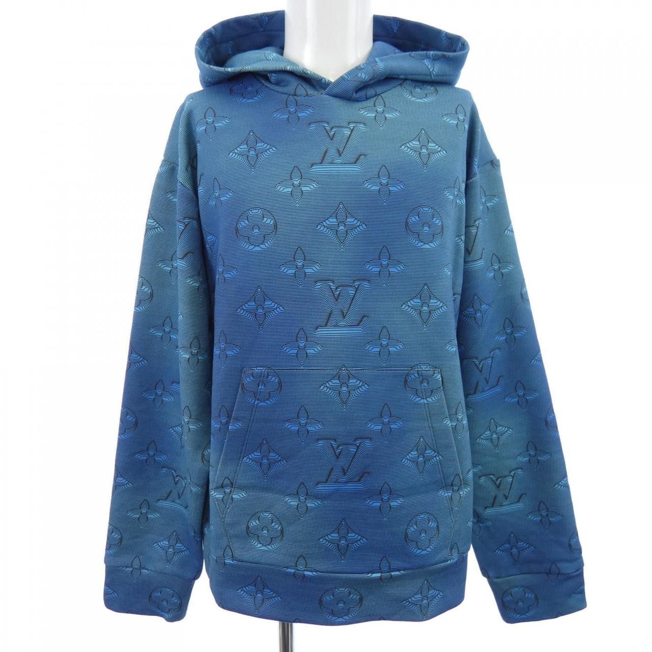 Louis Vuitton Louis Vuitton Printed Allover Hoodie Cotton Sweatshirts & Hoodies HNY41WIHN DUTY FREE for USA