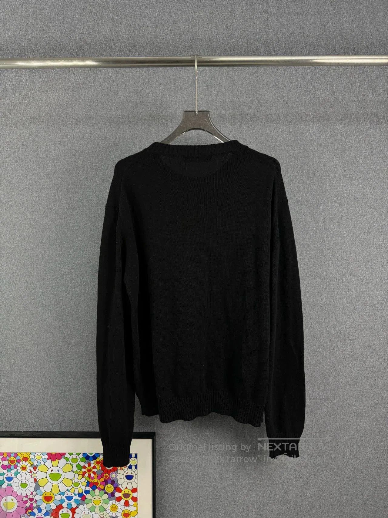 Versace versace black medusa embroidered sweater. Size US L / EU 52-54 / 3 - 2 Thumbnail