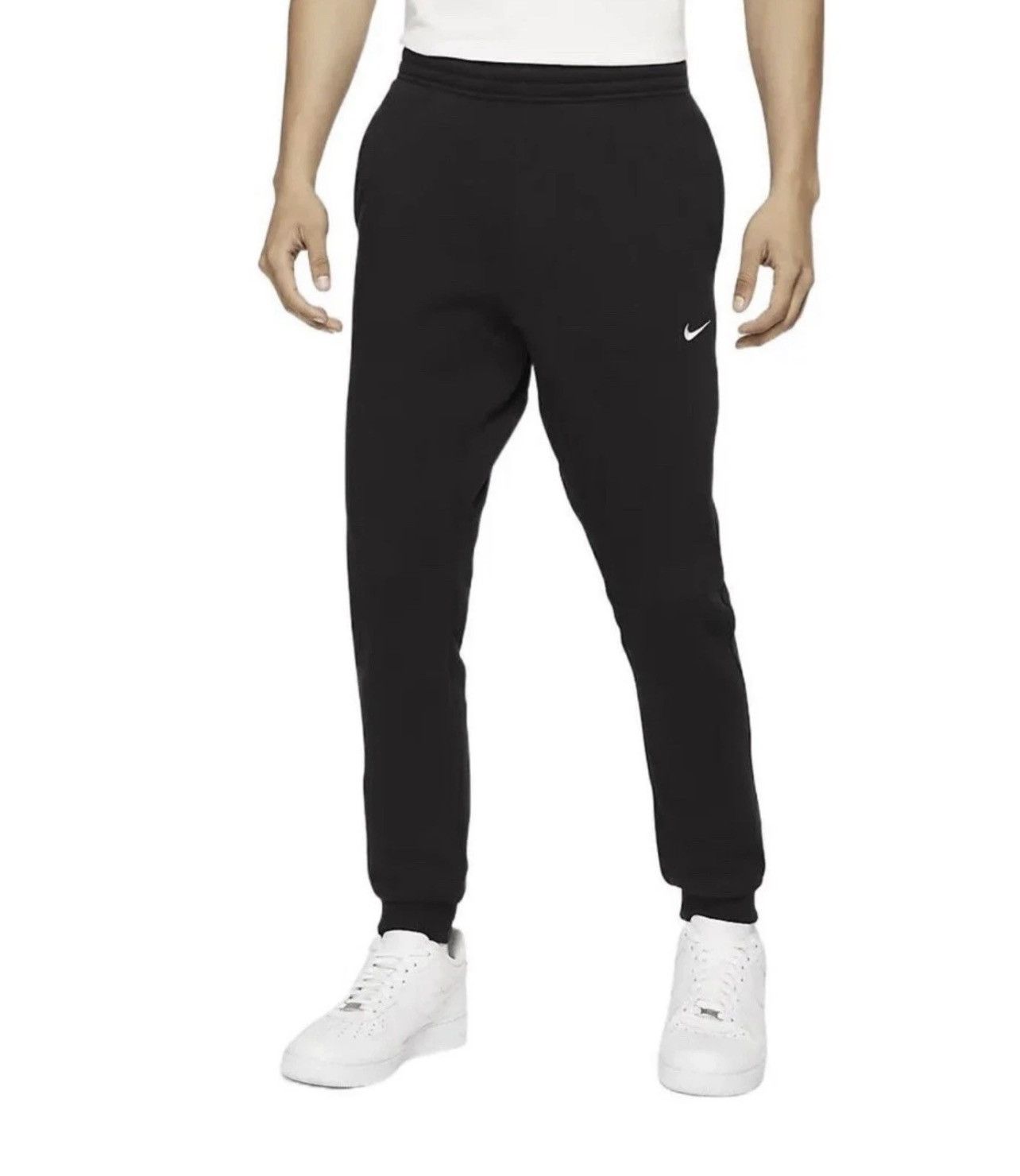 Nike Nike Sportswear Black Club Fleece Swoosh Jogger Sweatpants Size US 30 / EU 46 - 1 Thumbnail