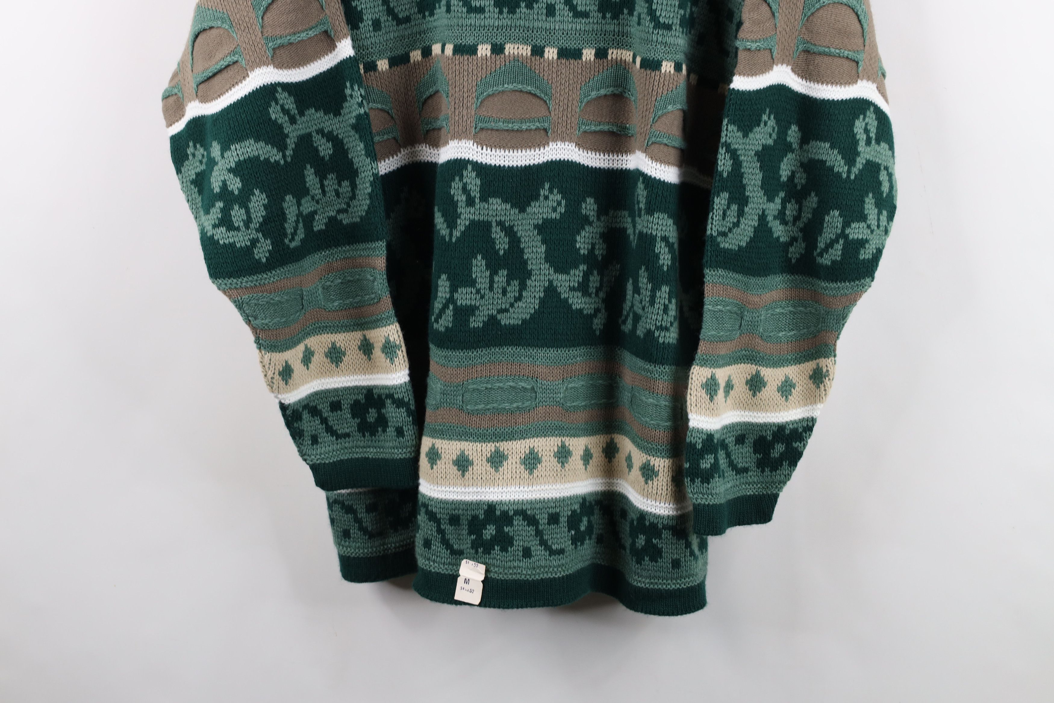 Vintage Deadstock Vintage 90s Streetwear Knit Crewneck Sweater USA Size M / US 6-8 / IT 42-44 - 3 Thumbnail