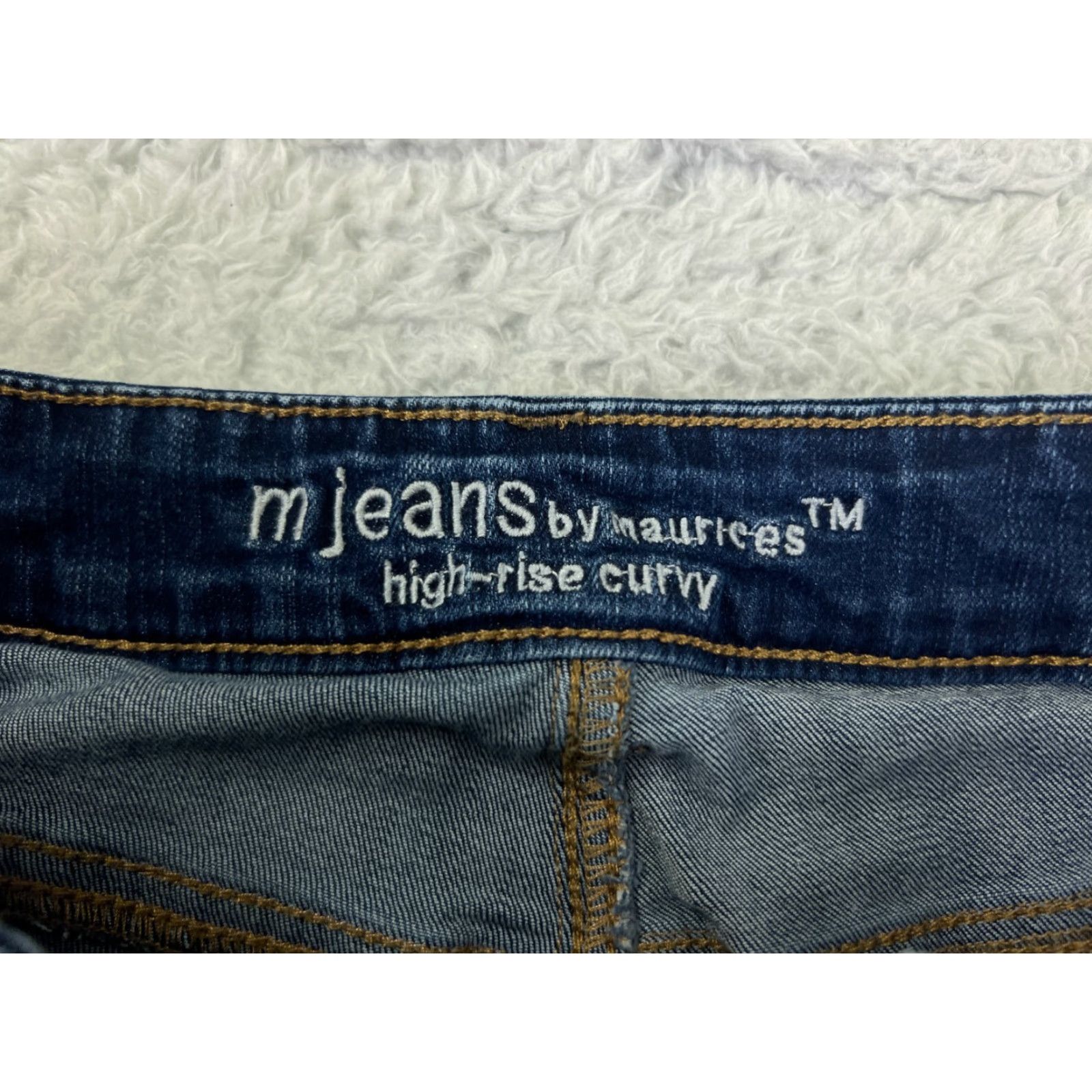 Vintage Maurices Jeans Women 8 Blue Denim Bootcut High Rise 27x30 Regular Stretch Cotton 5-Pocket Zipper Distressed Size 30" / US 8 / IT 44 - 6 Thumbnail
