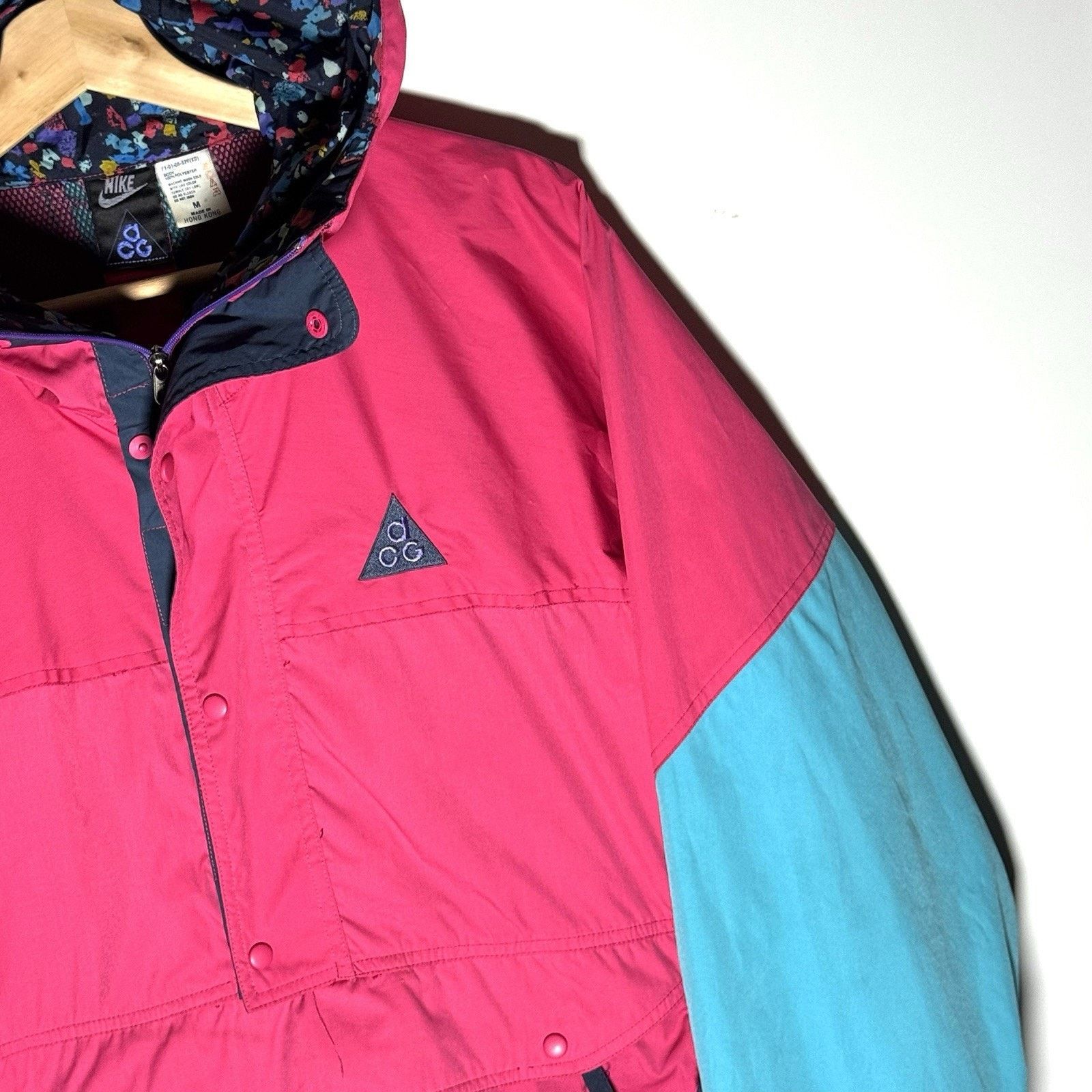 Nike × Nike ACG × Vintage RARE VTG 1990’s Nike ACG Pullover Anorak Windbreaker Med Size US L / EU 52-54 / 3 - 5 Thumbnail
