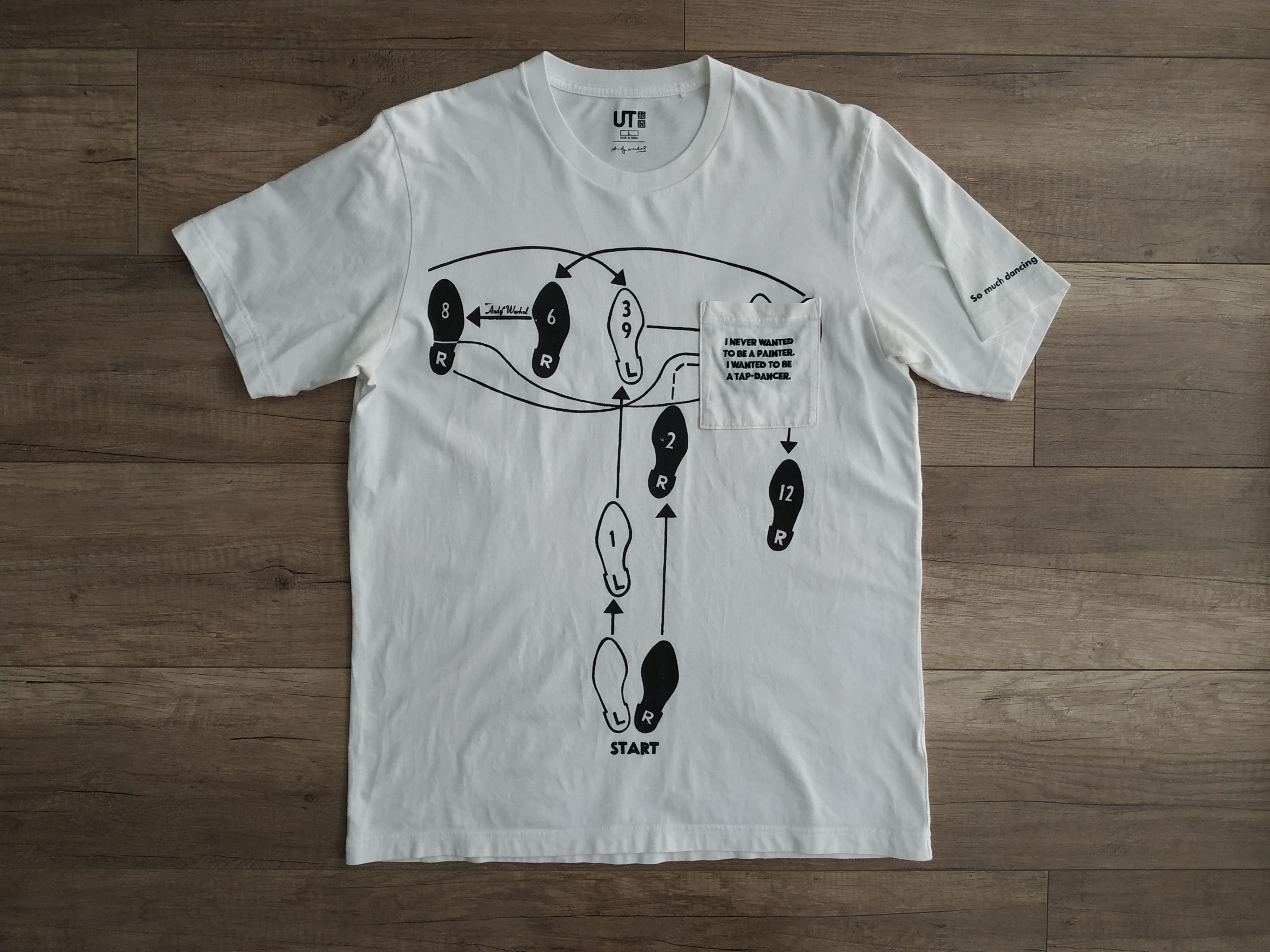 Andy Warhol × Uniqlo Uniqlo x Andy Warhol Pop Art Artist Men's T-shirt, s. MEDIUM Size US L / EU 52-54 / 3 - 1 Thumbnail