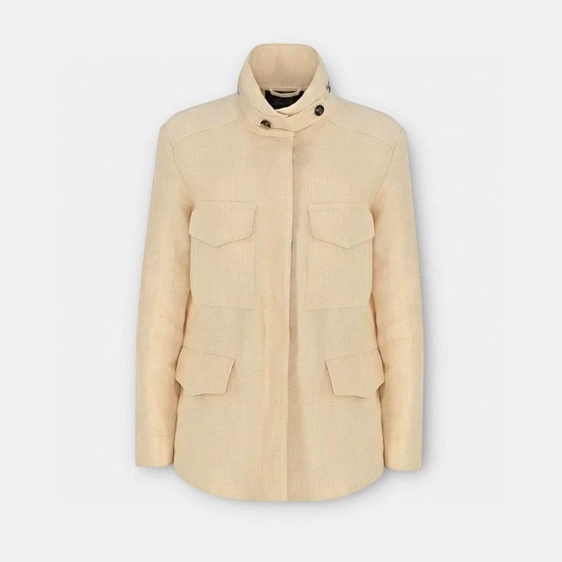 Loro Piana LORO PIANA Ladies 100% linen traveler's coat Size M / US 6-8 / IT 42-44 - 1 Thumbnail