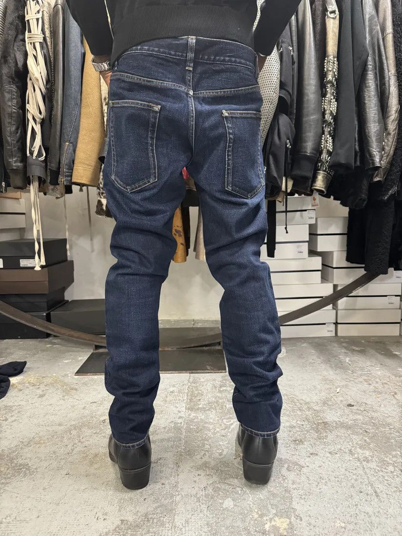 Designer × Saint Laurent Paris × Vintage SS2021 Saint Laurent Blue Selvedge Denim Slim Jeans Size US 31 - 3 Thumbnail