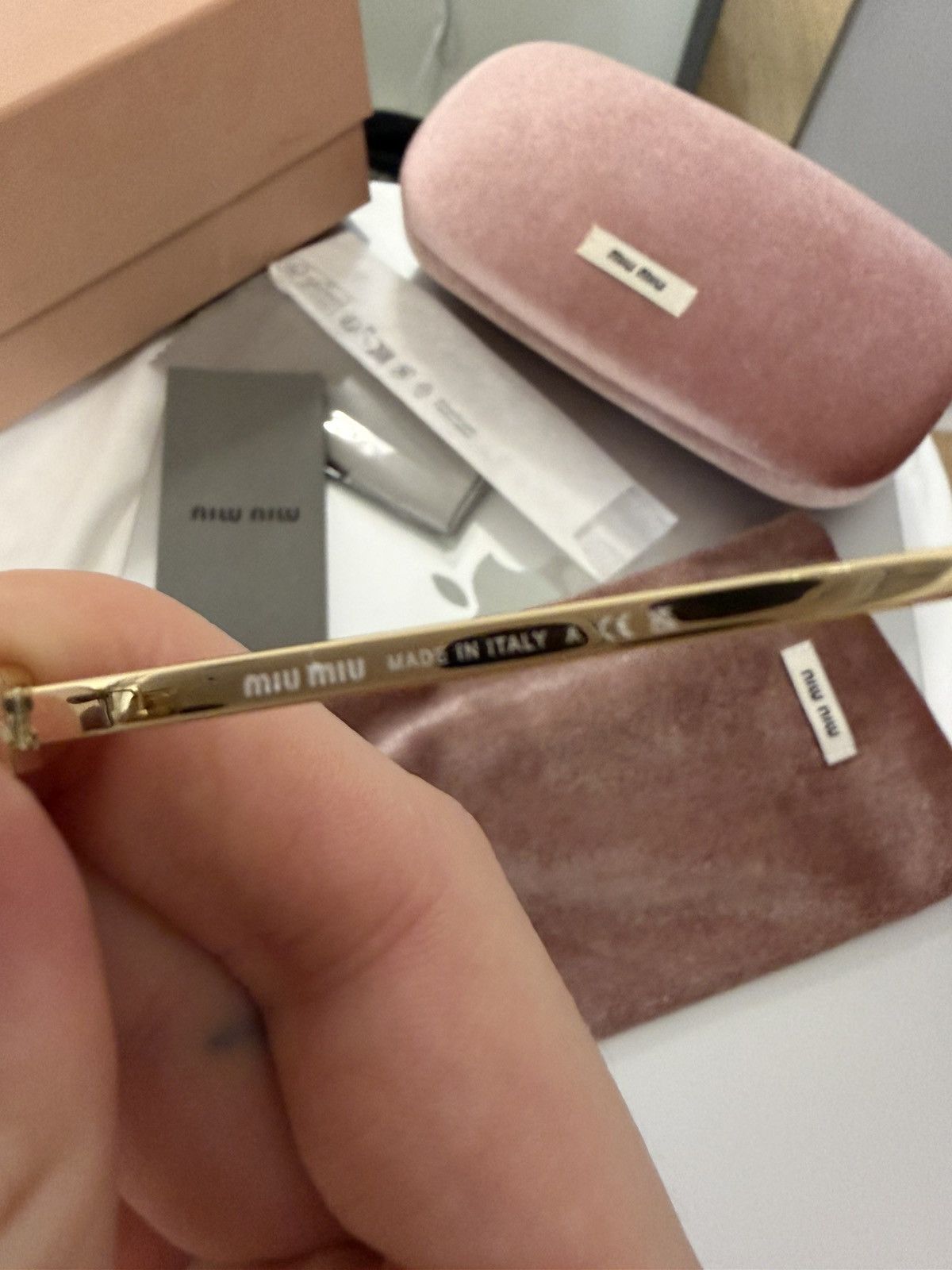 Miu Miu Miumiu sunglasses new Size ONE SIZE - 10 Thumbnail