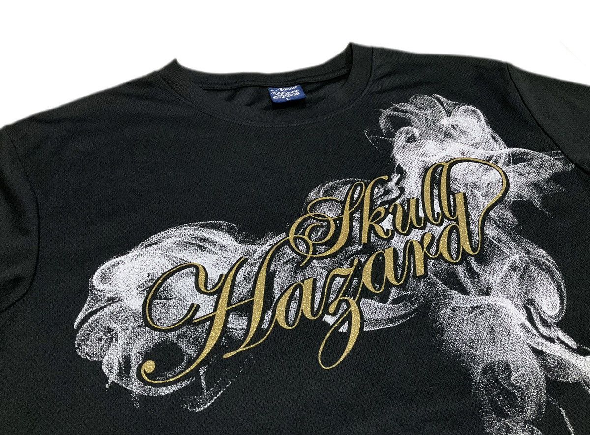 Hysteric Glamour × If Six Was Nine × Japanese Brand 🔥Sick Y2K New Wave Club Cross Poem Shirt Skull Hazard Size US L / EU 52-54 / 3 - 6 Thumbnail