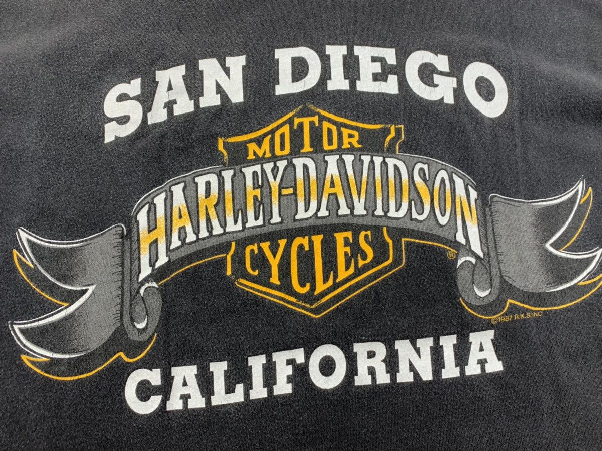 Harley Davidson × Vintage Mens vintage t shirt Harley Davidson 1987 Size XL Size US XL / EU 56 / 4 - 10 Thumbnail