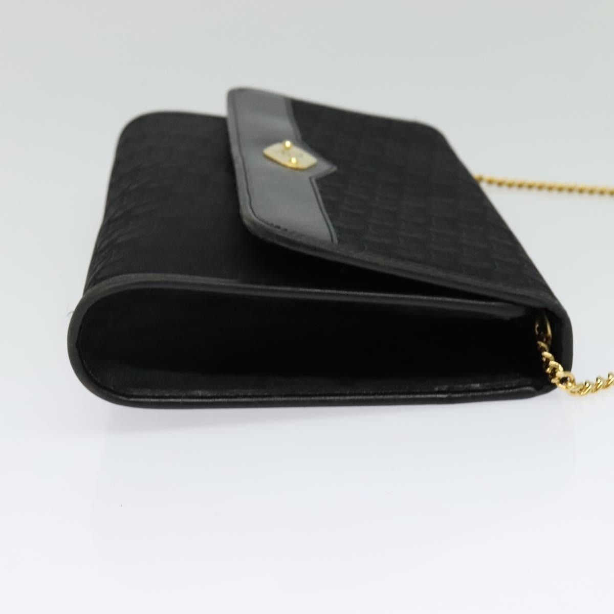 Dior DIOR Trotter Canvas Chain Shoulder Bag Black Gold Size ONE SIZE - 5 Thumbnail
