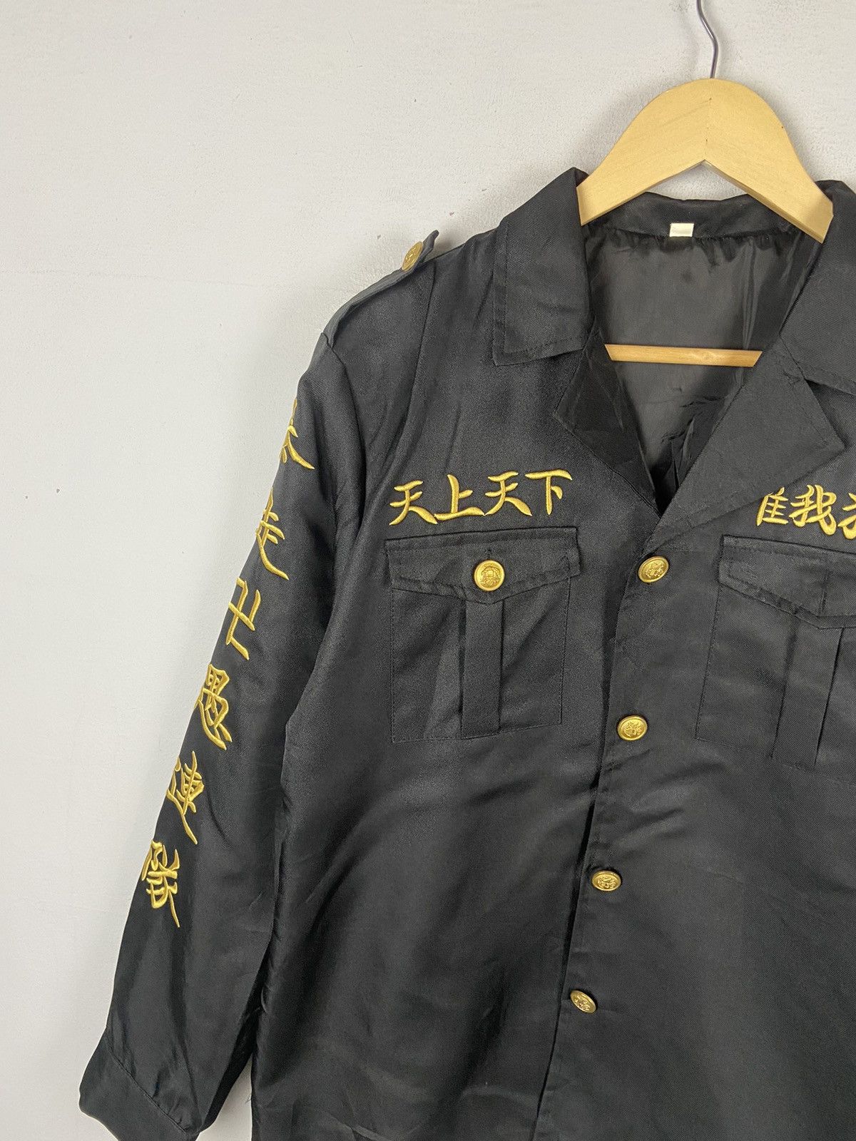 Japanese Brand VINTAGE JAPAN SCRIPT YAKUZA JACKET Size US XL / EU 56 / 4 - 7 Thumbnail