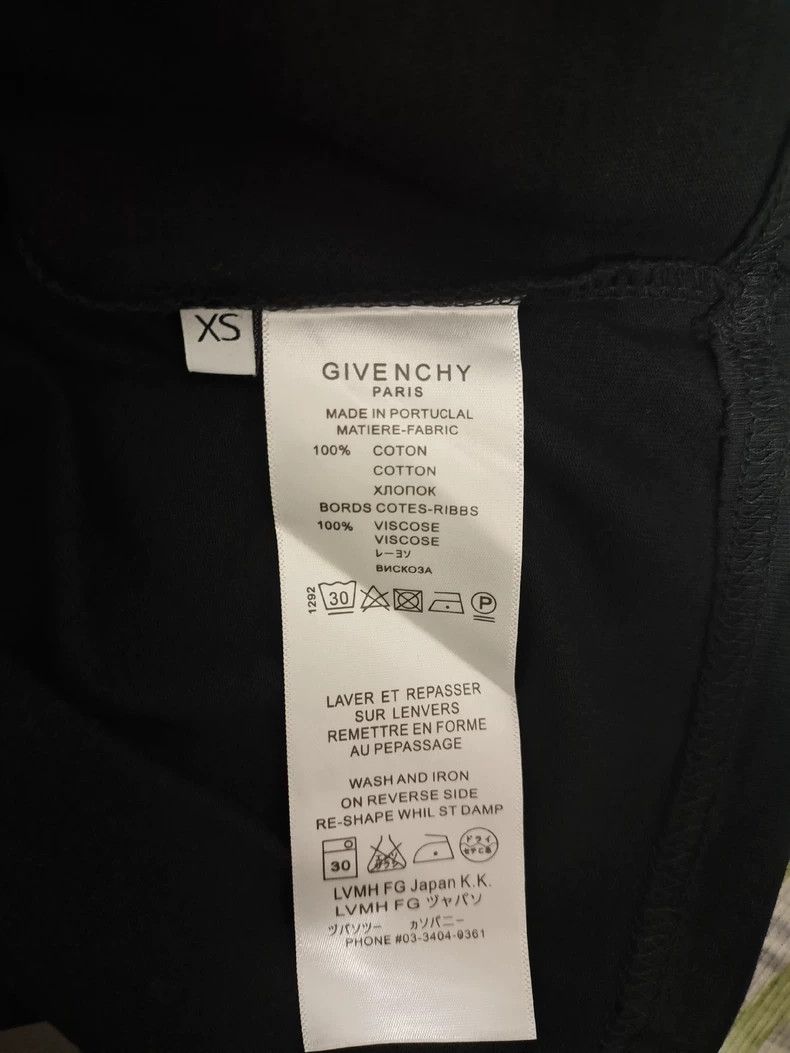 Givenchy Givenchy 24 black cotton round neck short-sleeved T-shirt Size US XS / EU 42 / 0 - 6 Thumbnail