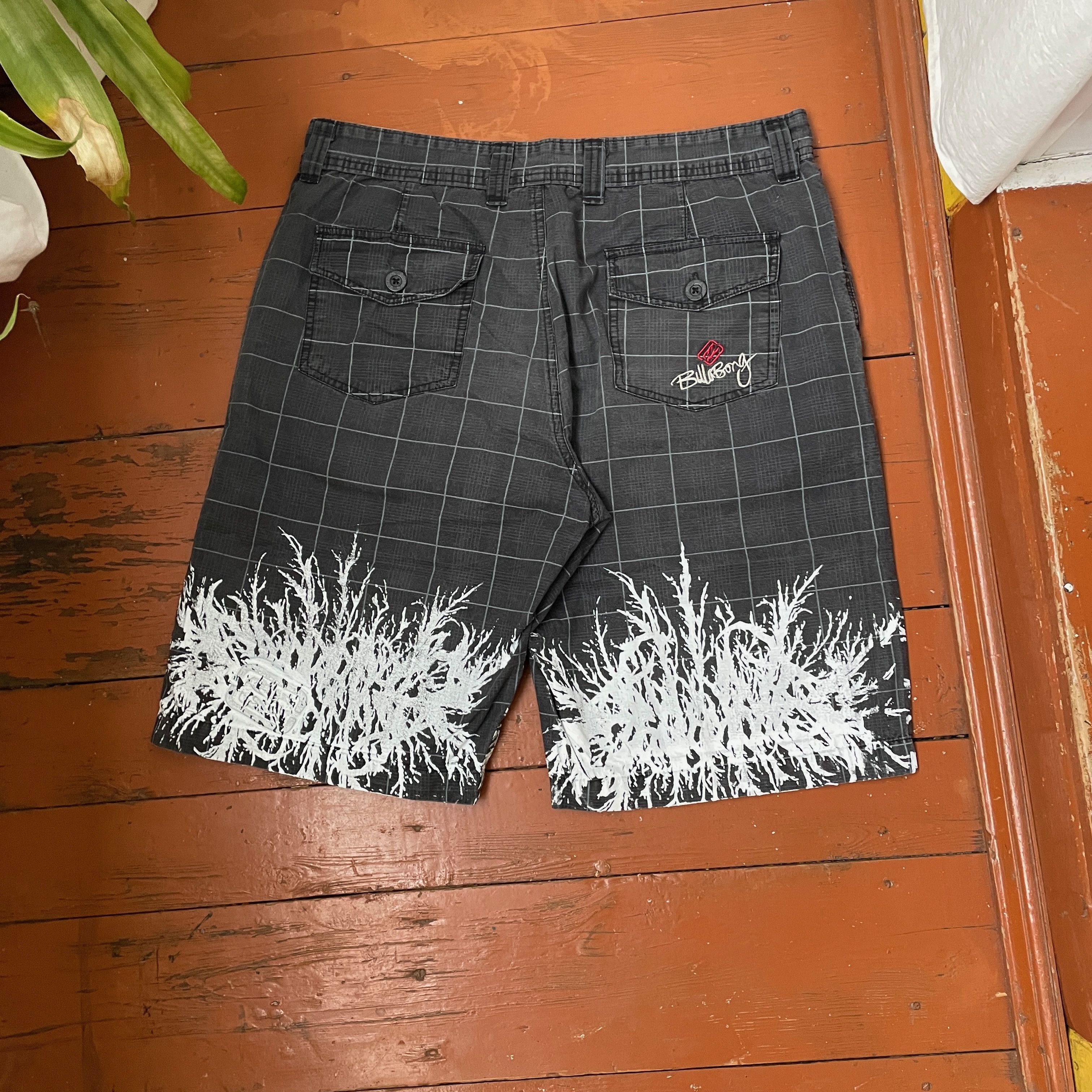 Billabong Billabong shorts check custom grunge opium y2k 1of1 surf Size US 34 / EU 50 - 4 Thumbnail