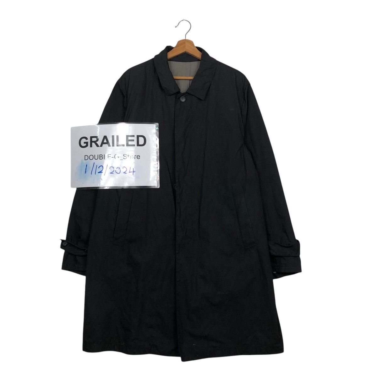 Japanese Brand 📌Iconic Black Junmen Long Jacket Duck Canvas Chore Worker Size US L / EU 52-54 / 3 - 1 Thumbnail