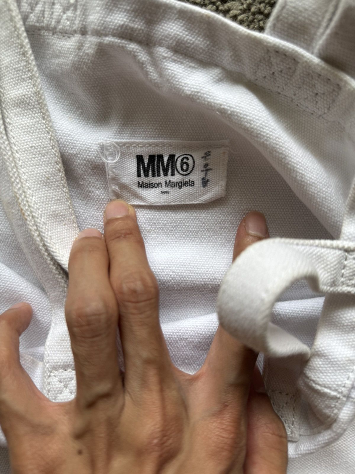 Maison Margiela Margiela mm6 white totebag Size ONE SIZE - 4 Thumbnail